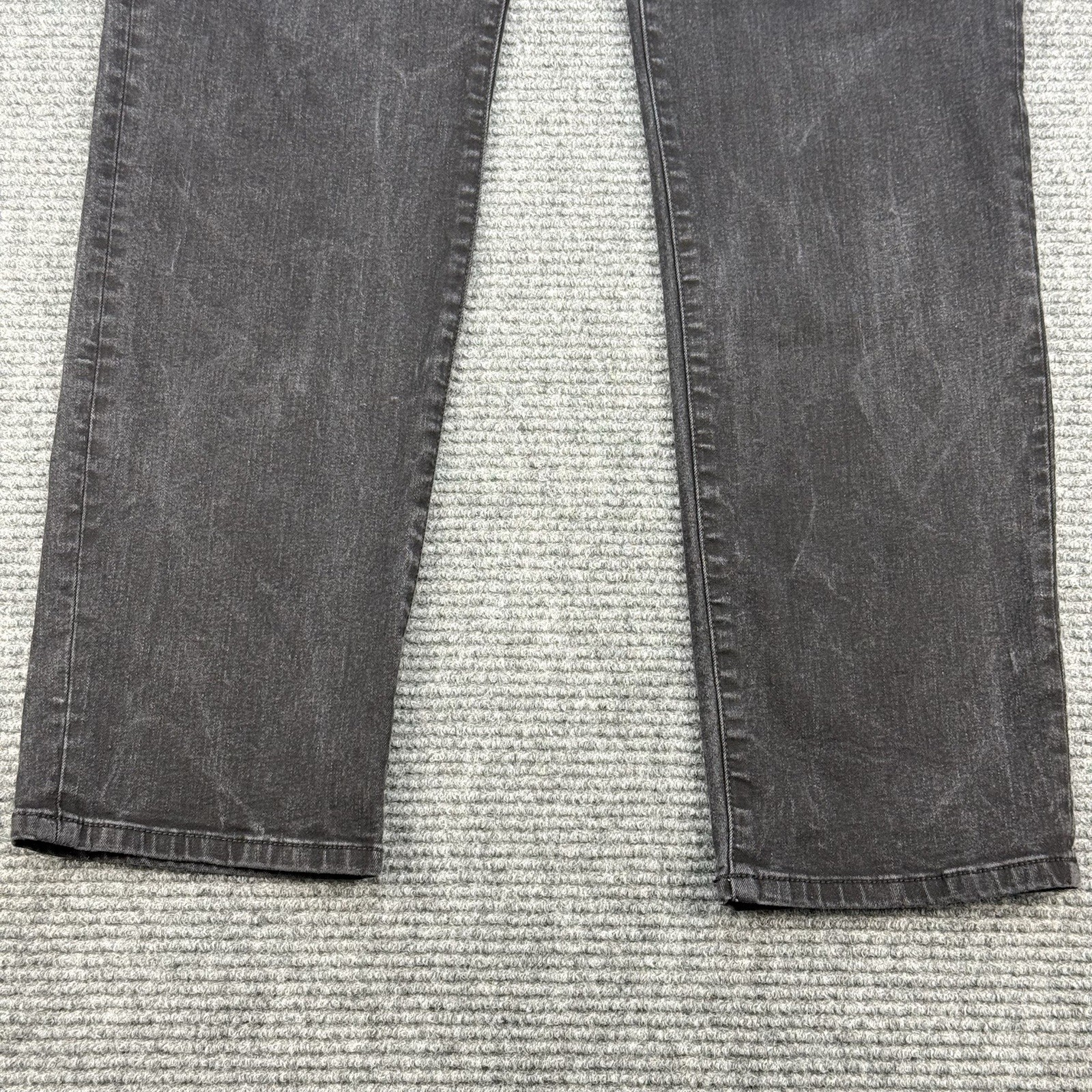 Joe’s Jeans Mens 38×31 Black Washed Marble Straight Fit Denim
