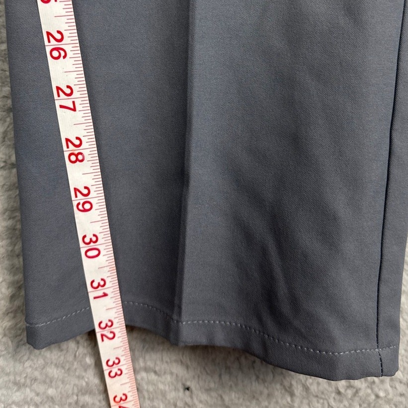 Original Penguin Flat Front Golf Pants Twill Performance Stretch Gray Athleisure