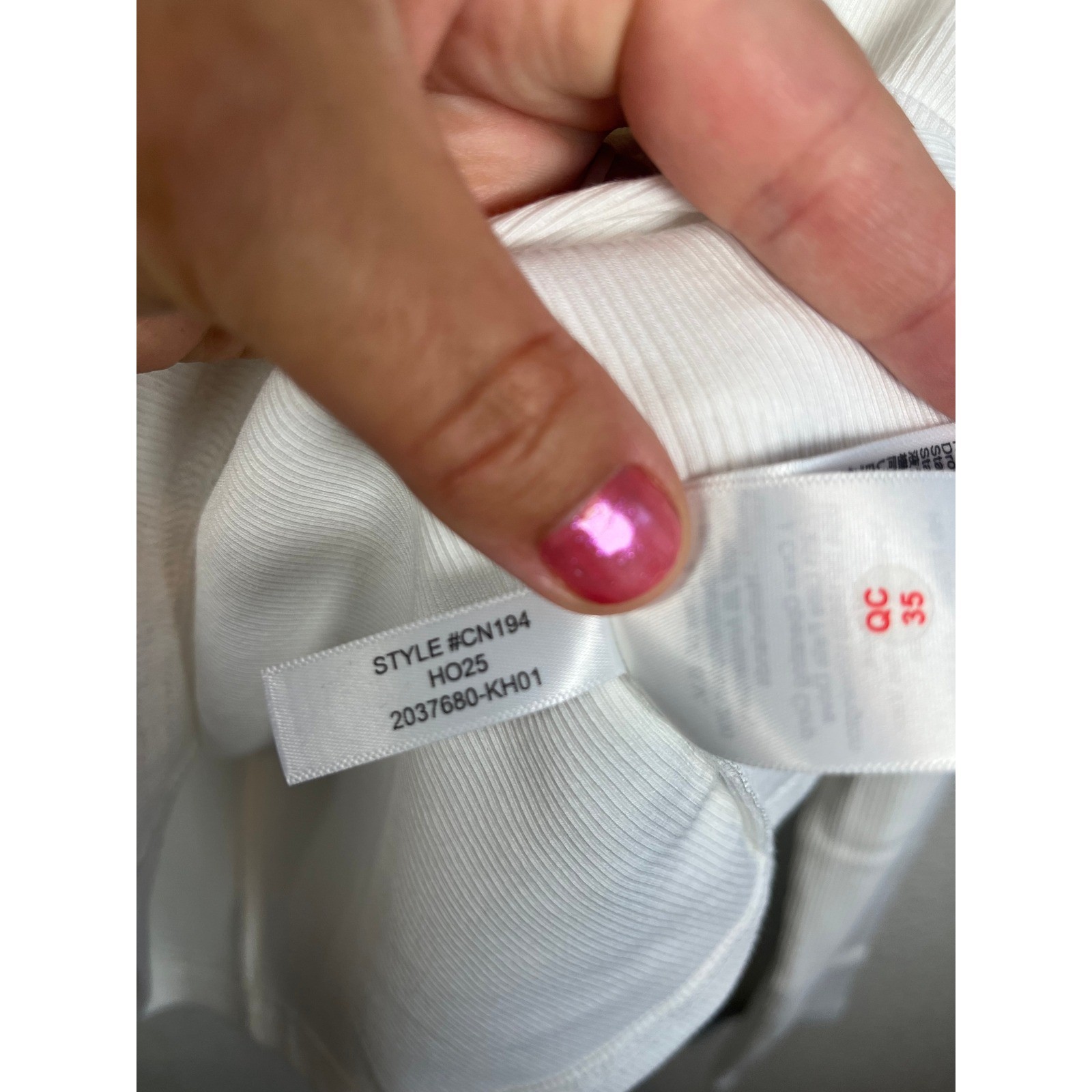NWT J.Crew Perfect Rib Long-Sleeve T-Shirt Crewneck White Large