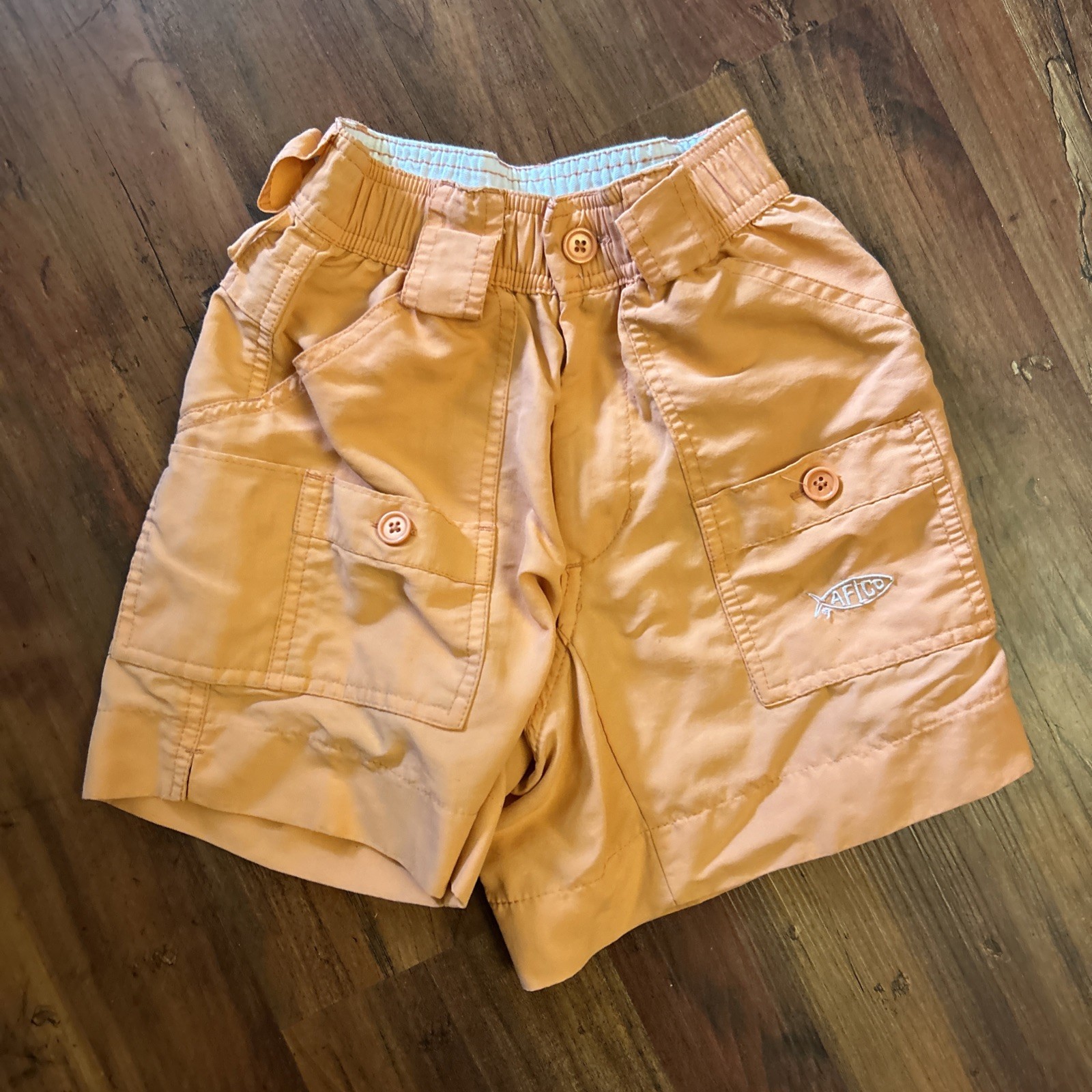 AFTCO & Columbia 22 in S Shorts Boys Youth Nylon Cargo Fishing Lot Of 10 Preppy