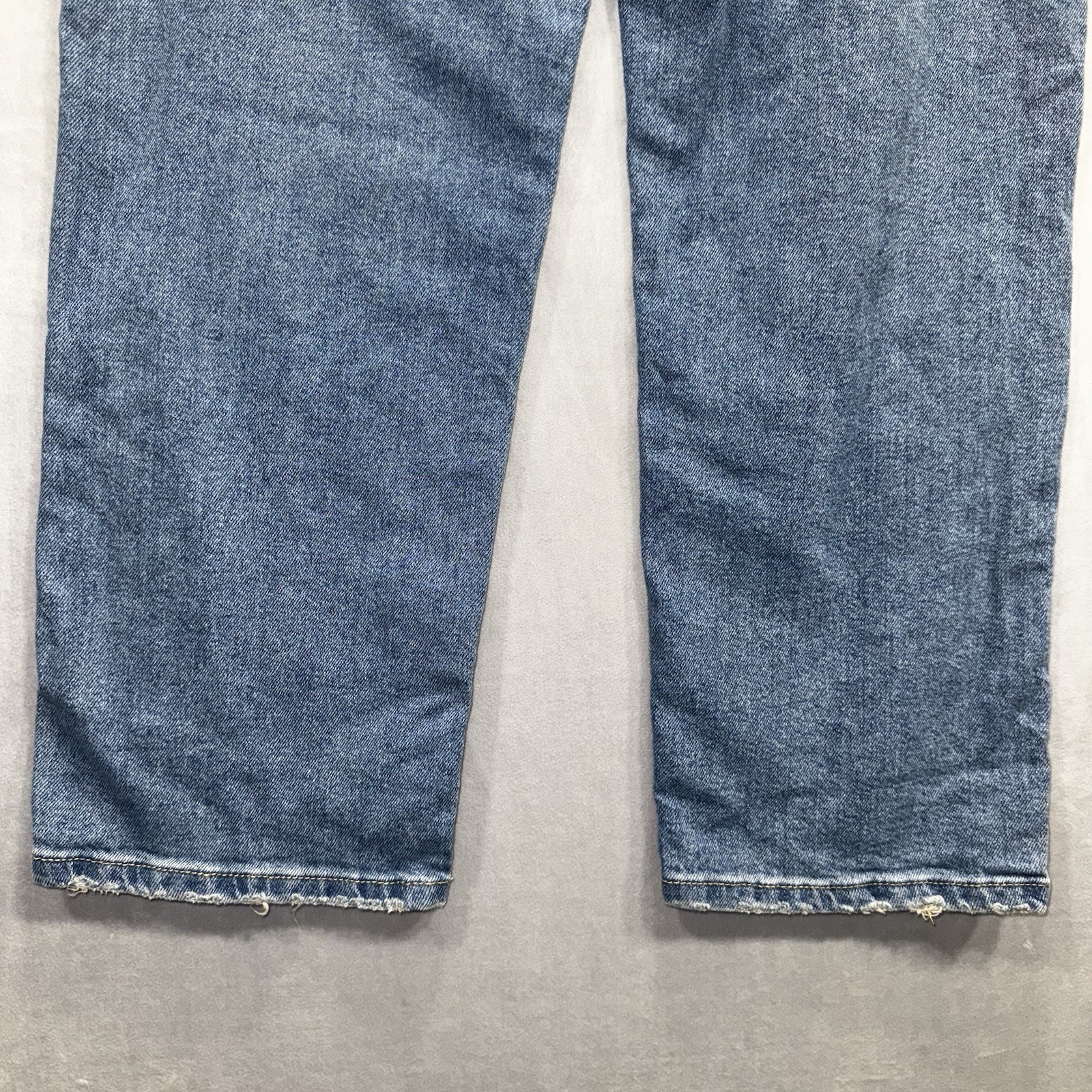 Wild Fable Highest Rise Straight Jeans Sz 6 Blue 5-Pocket Button Fly Medium Wash