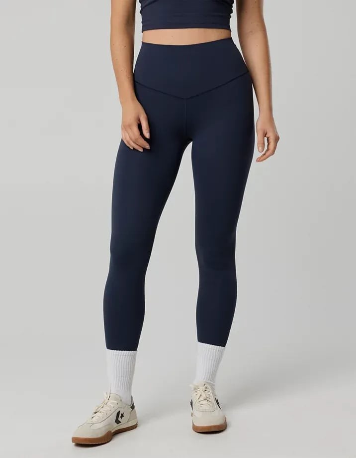 OFFLINE By Aerie Real Me High-Rise 7/8 Legging in Navy
