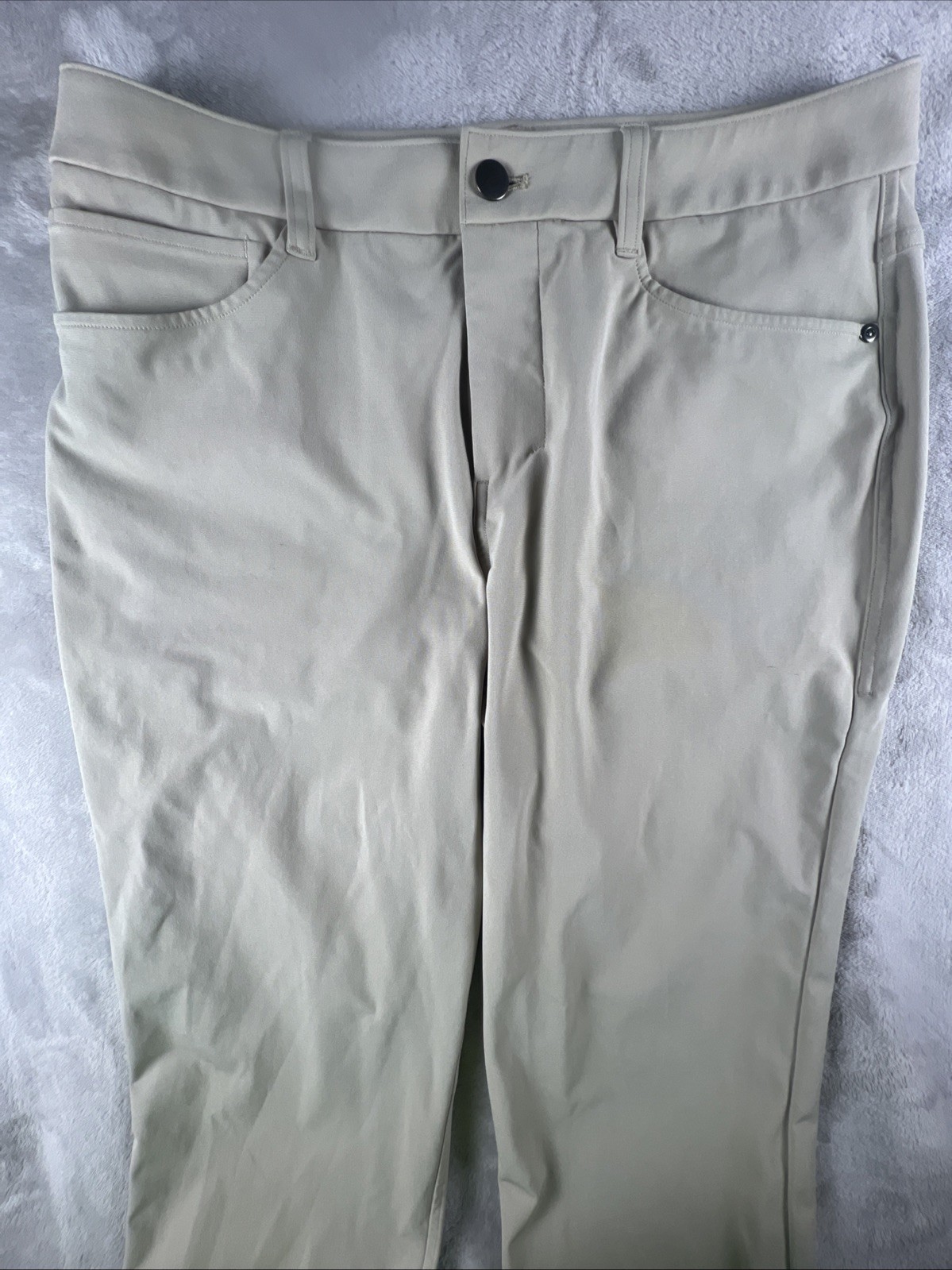 Lululemon Pants Mens 32×32 Tan ABC Classic 5 Pocket Chino Stretch Casual LM5A01S