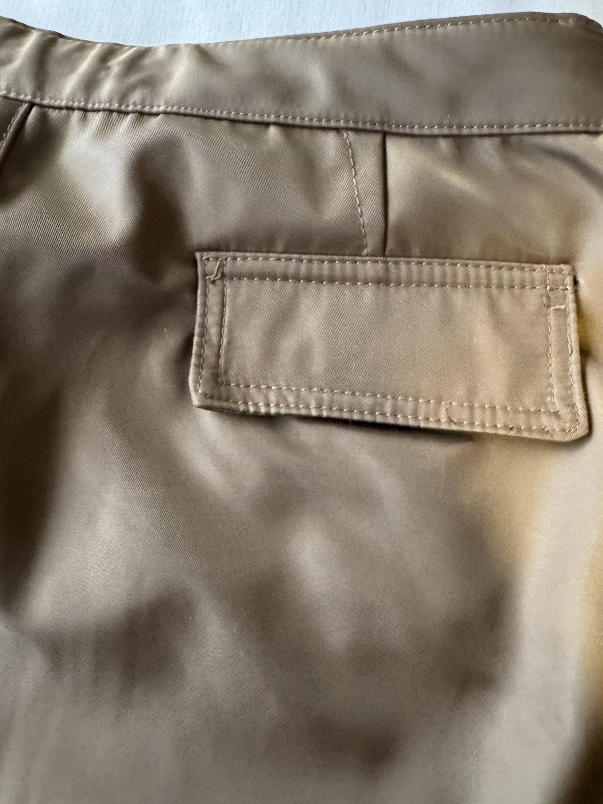 MNML Brown Snap Button Cargo Pants Draw String Waist 30/31 Small