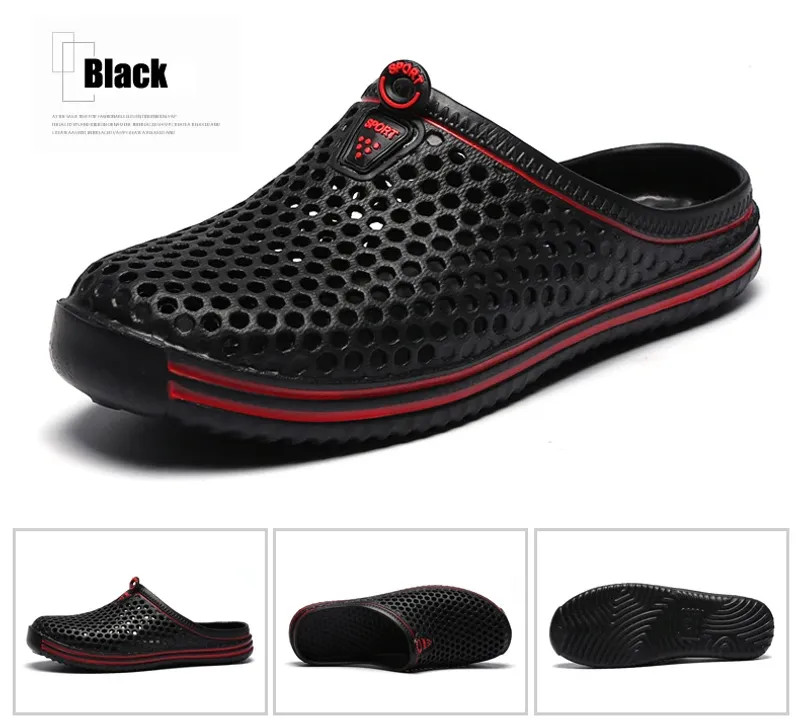 Summer Men Sandals Light EVA Casual Shoes Clogs Outdoor Beach Flat Slippers