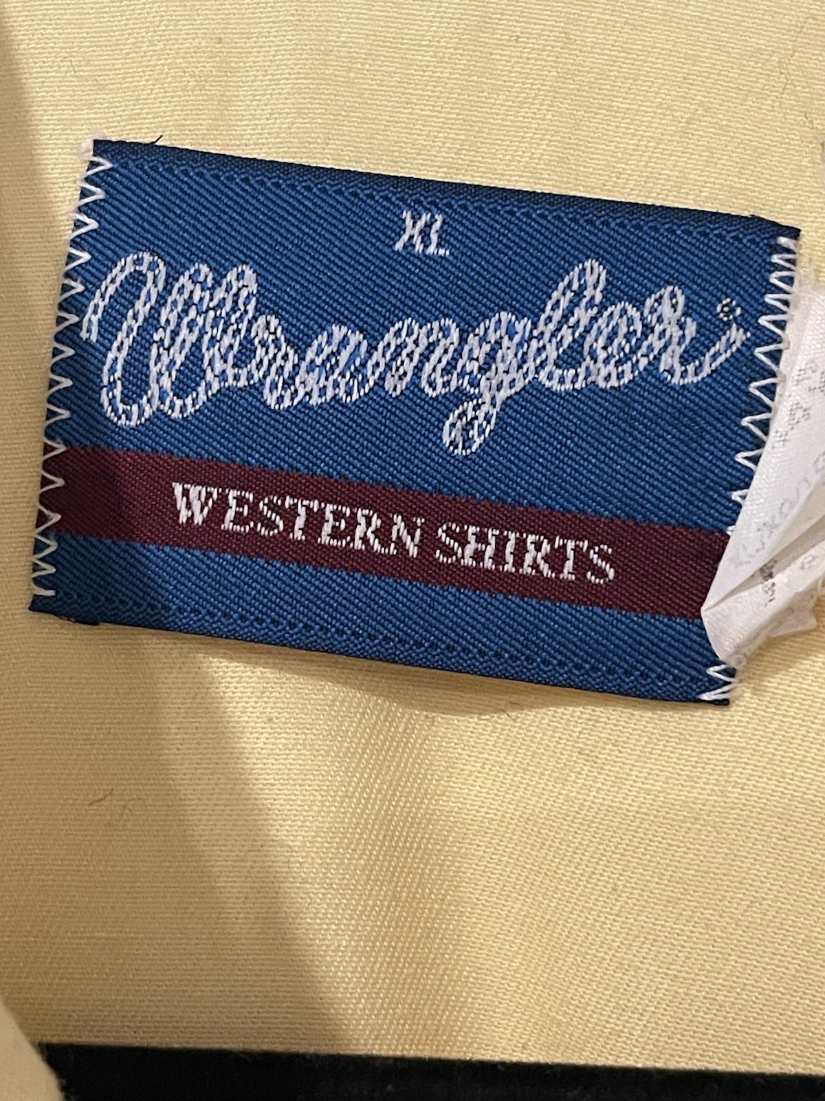 Wrangler Western Twill Cotton Short Sleeve Button-Up Shirt Pockets Solid XL