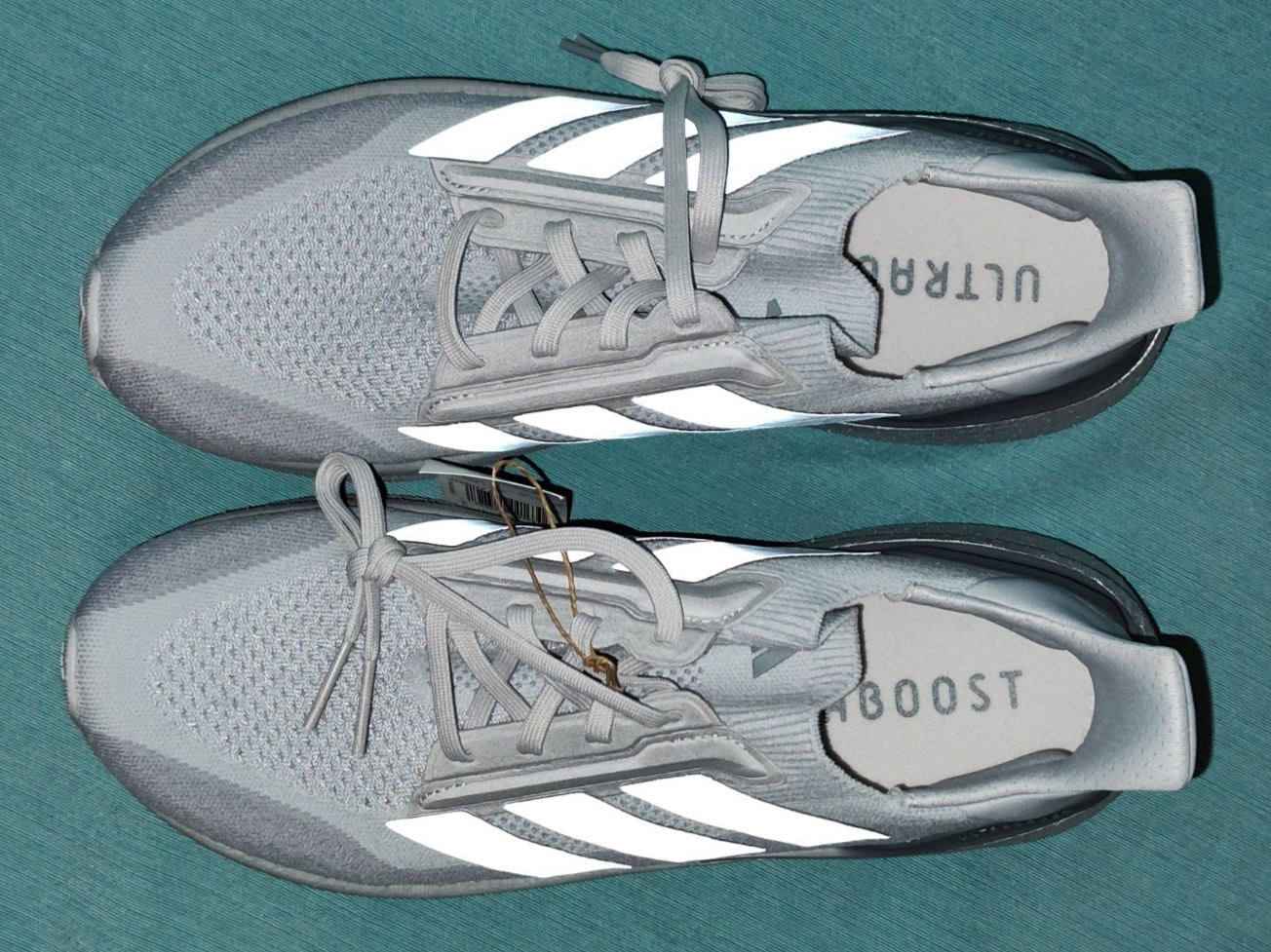 Adidas UltraBoost 5X Running Shoes JQ9077 Grey Halo Silver Size Men’s 13