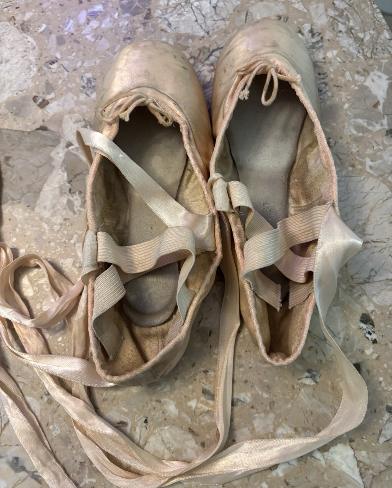 Vintage Dead Ballet Pointe Shoes Great As A Prop!!