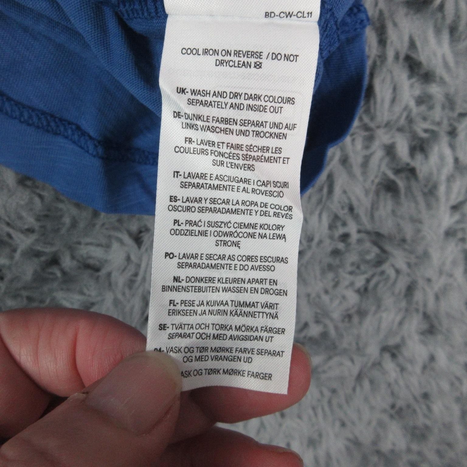 Mini Boden Shirt Kids 4 3-4 Years Blue Pocket Short Sleeve Cotton Tee NWT
