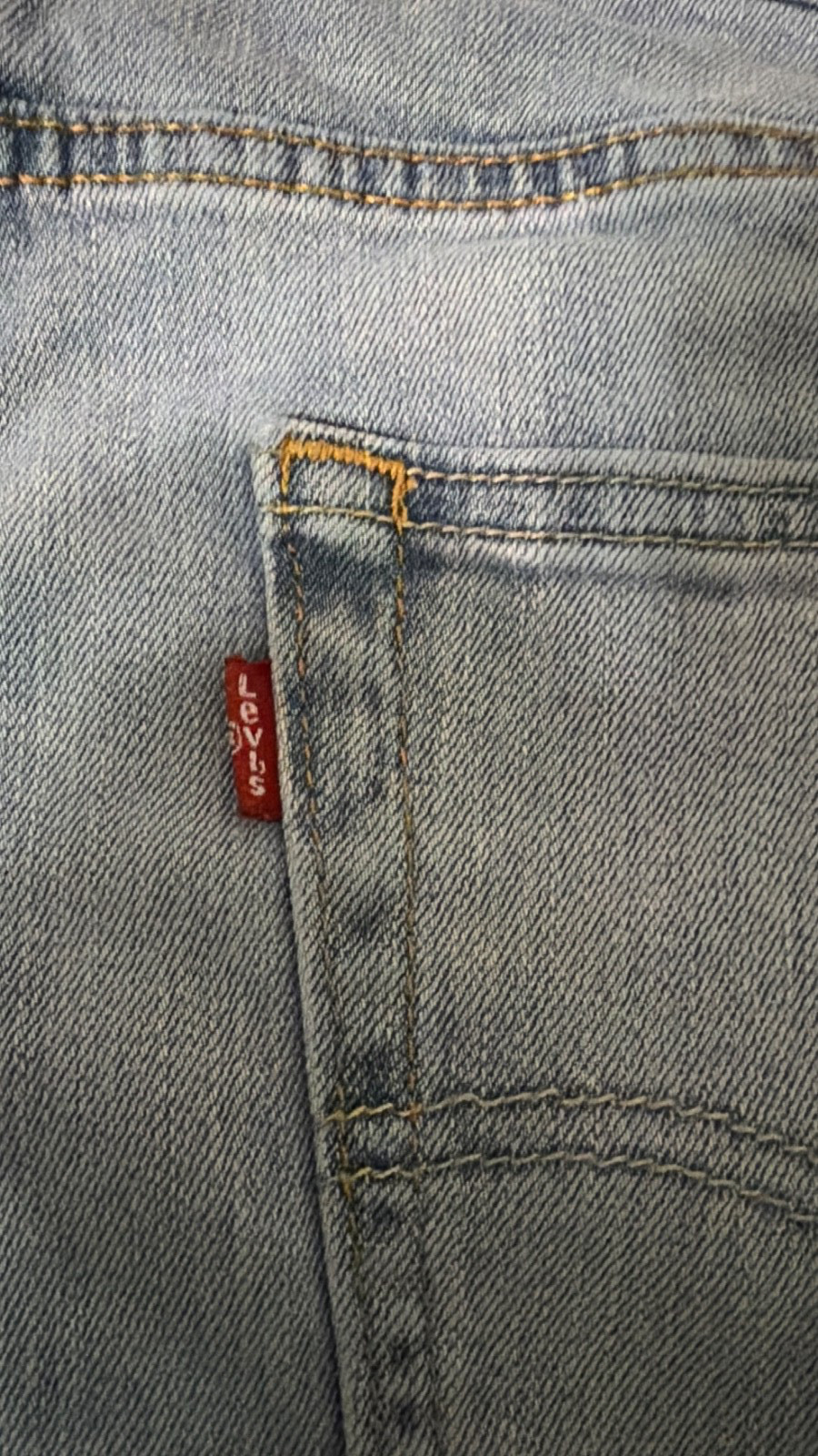 Levi’s 502 Regular Taper Jeans Men’s 36×30 Light Wash Stretch Denim Blue Casual