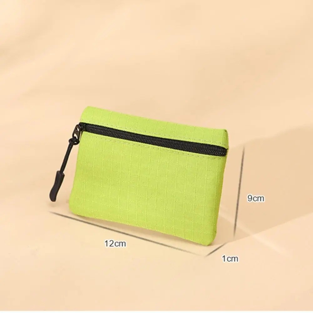 Canvas Mini Coin Purse Zipper Wallet Key Pouch Small Money Bag Unisex