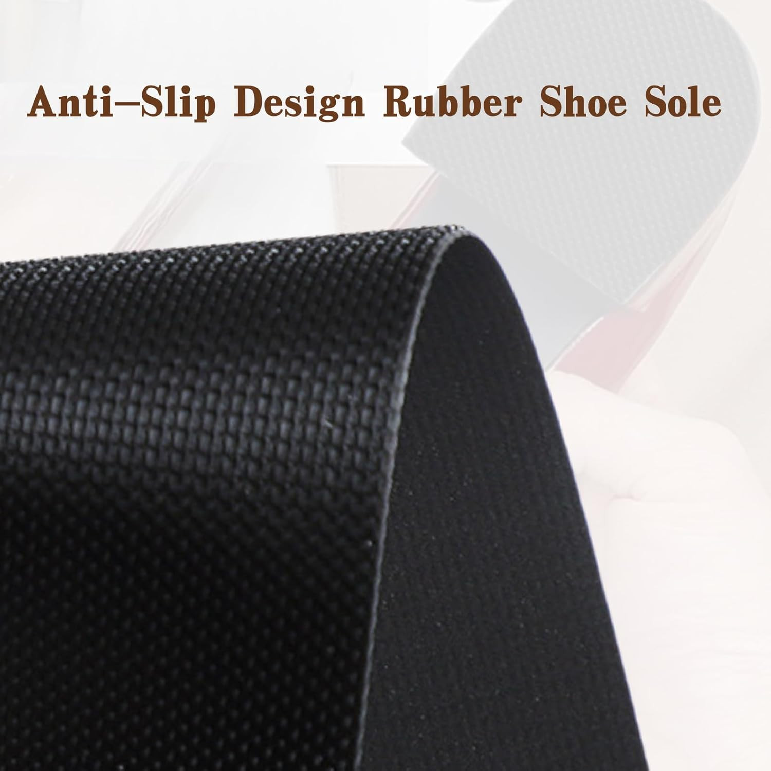 Shoe Sole Repair, Rubber Soling Sheet, Rubber Soles for Bottom of Shoes, 1/16…