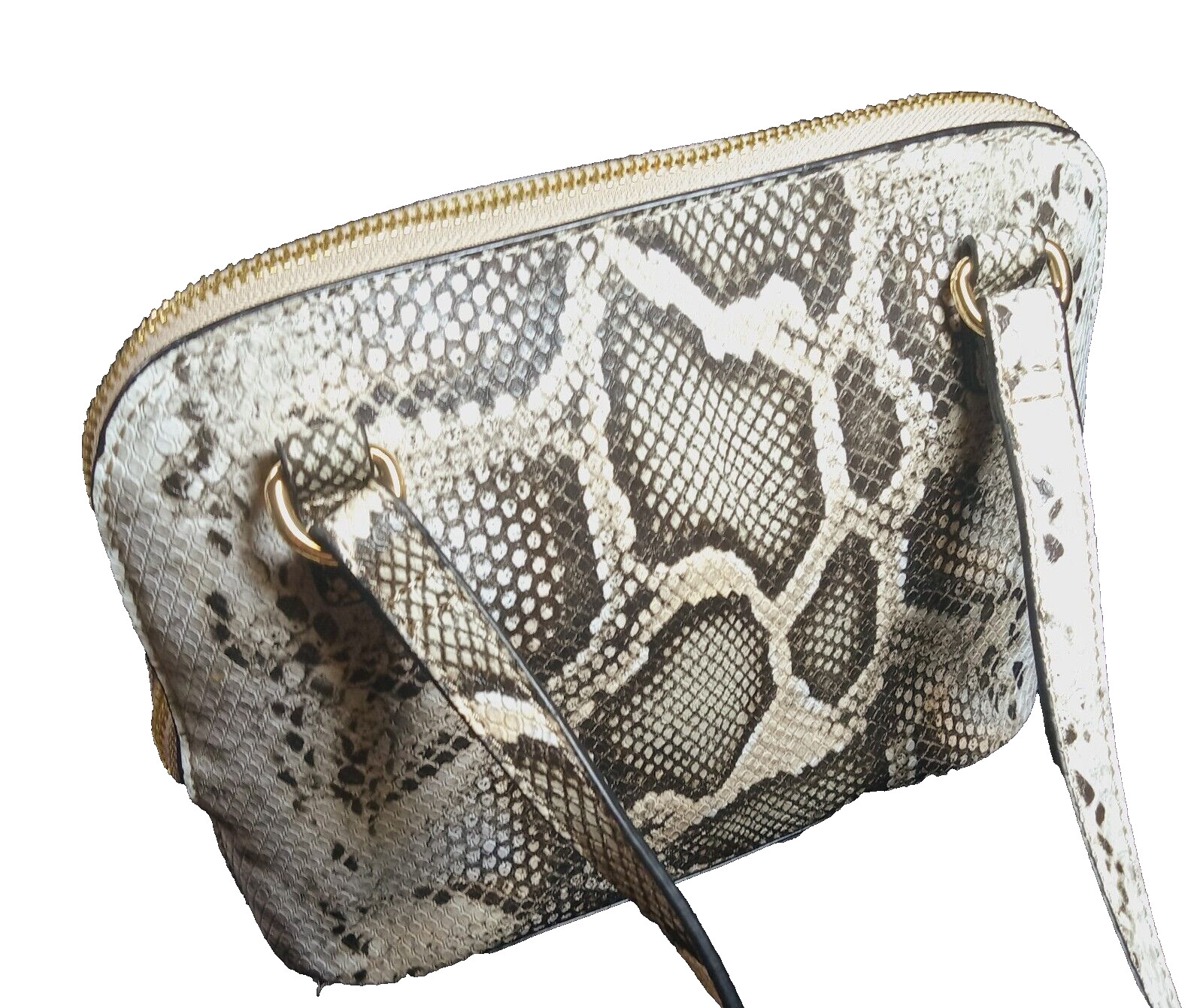 ☆Anne Klein☆ Snake Print Lined Crossbody Handbag 10 X 7 X 3