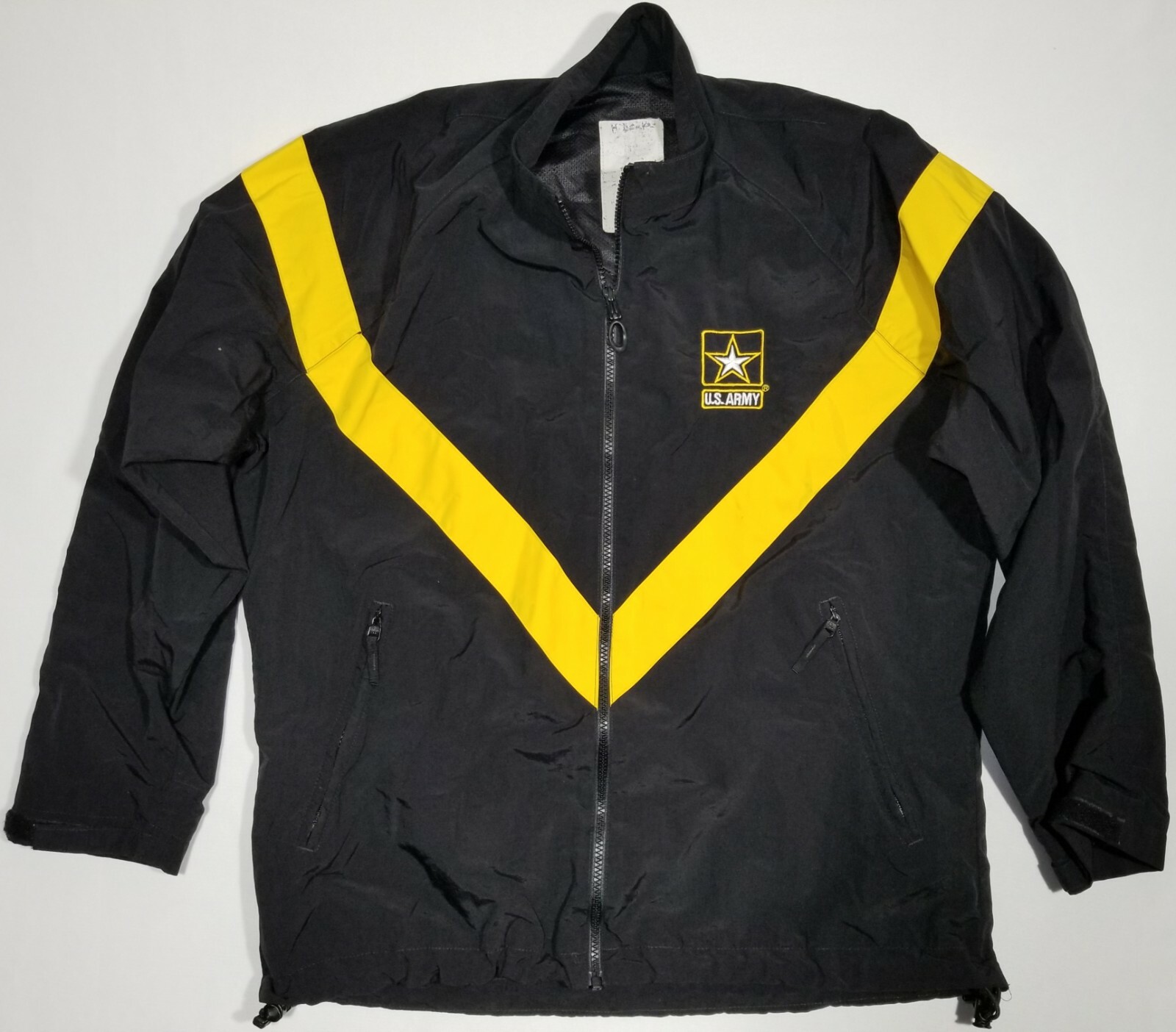 US ARMY PT Jacket Black Fitness APFU Gold Yellow UNISEX/FEMALE CHOOSE SIZE USGI