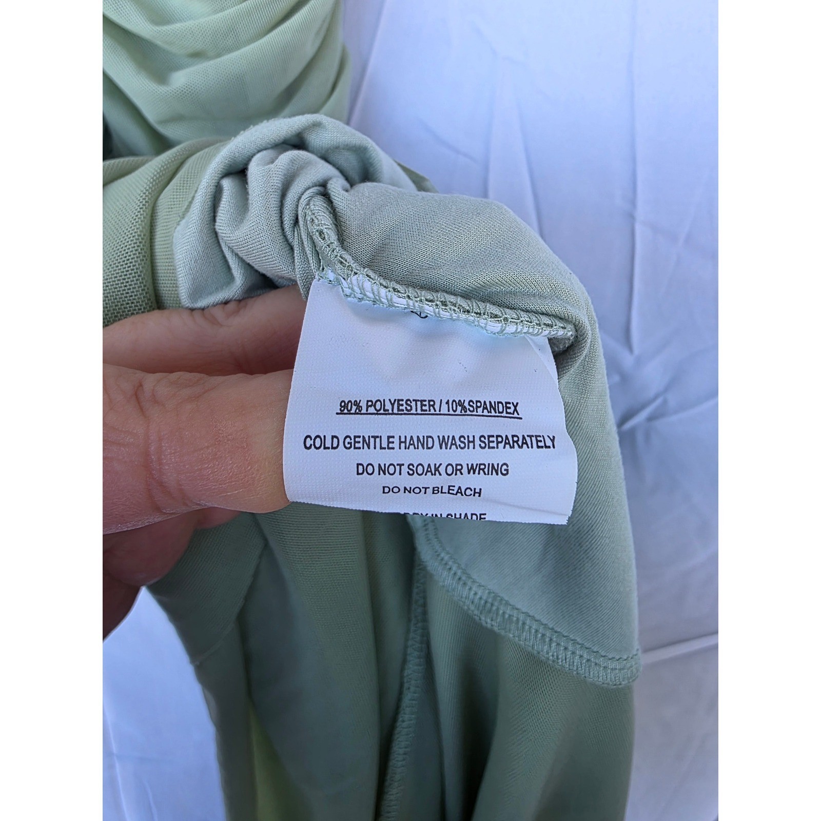Hello Molly Sage Green Ruched Mesh Dress V-Wire Mermaid Hem Formal Gown NWT XS