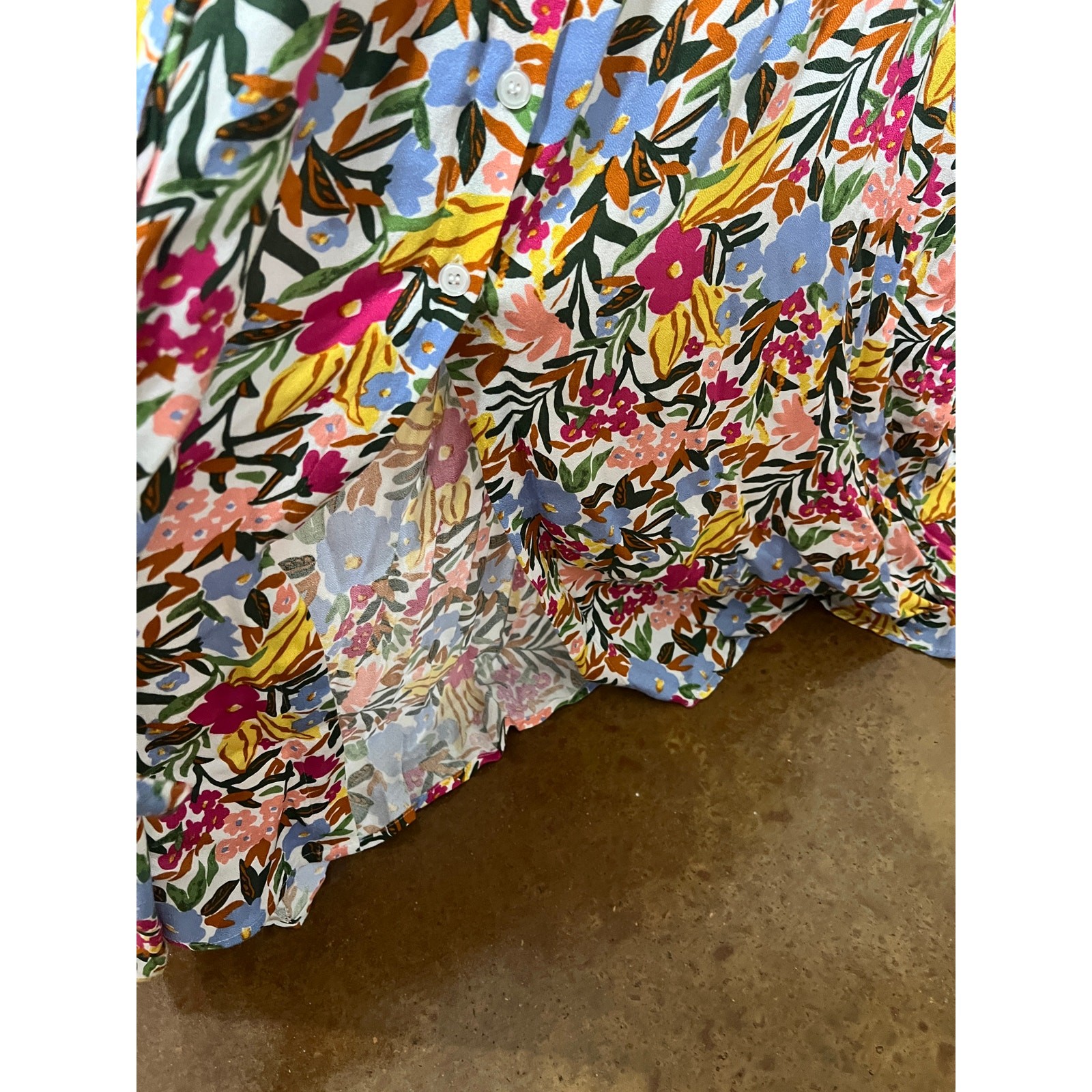 Eloquii Elements Floral Maxi Dress Size 22