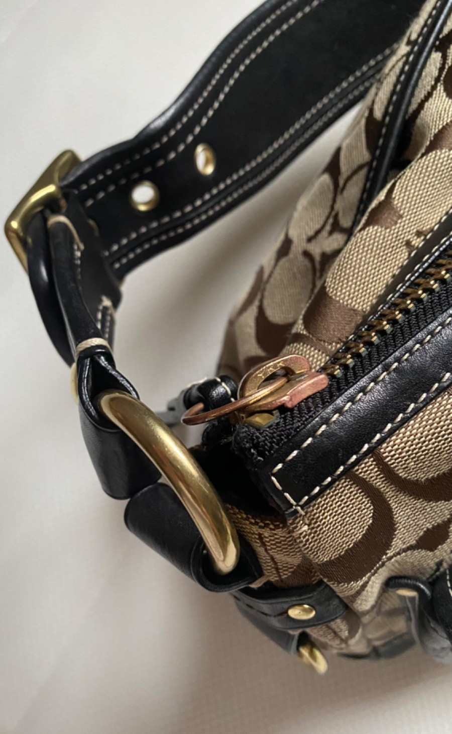 Coach Legacy 65th anniversary turn lock shoulder bag