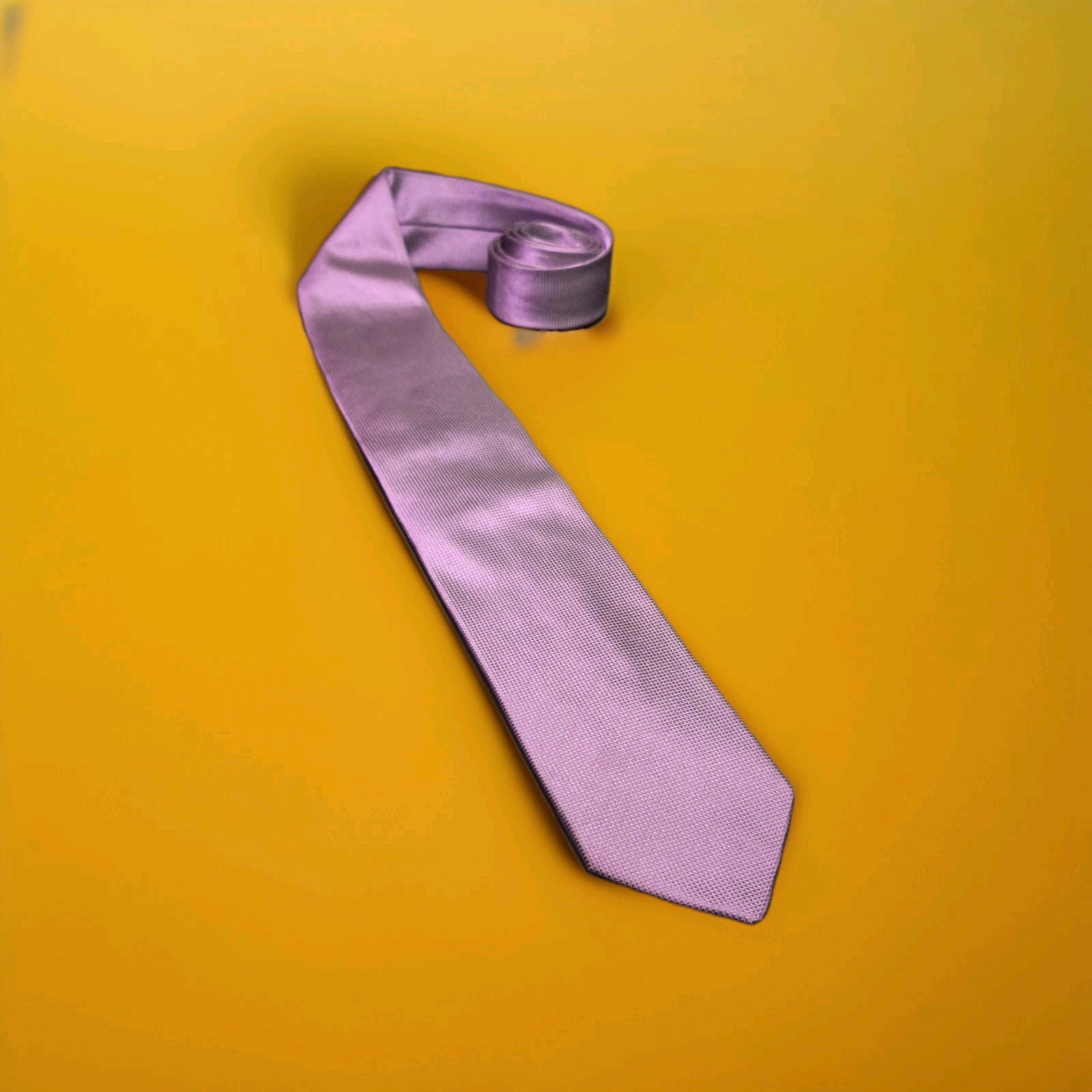 Clerici – Solid Color Lilac Silk Tie Made in Italy