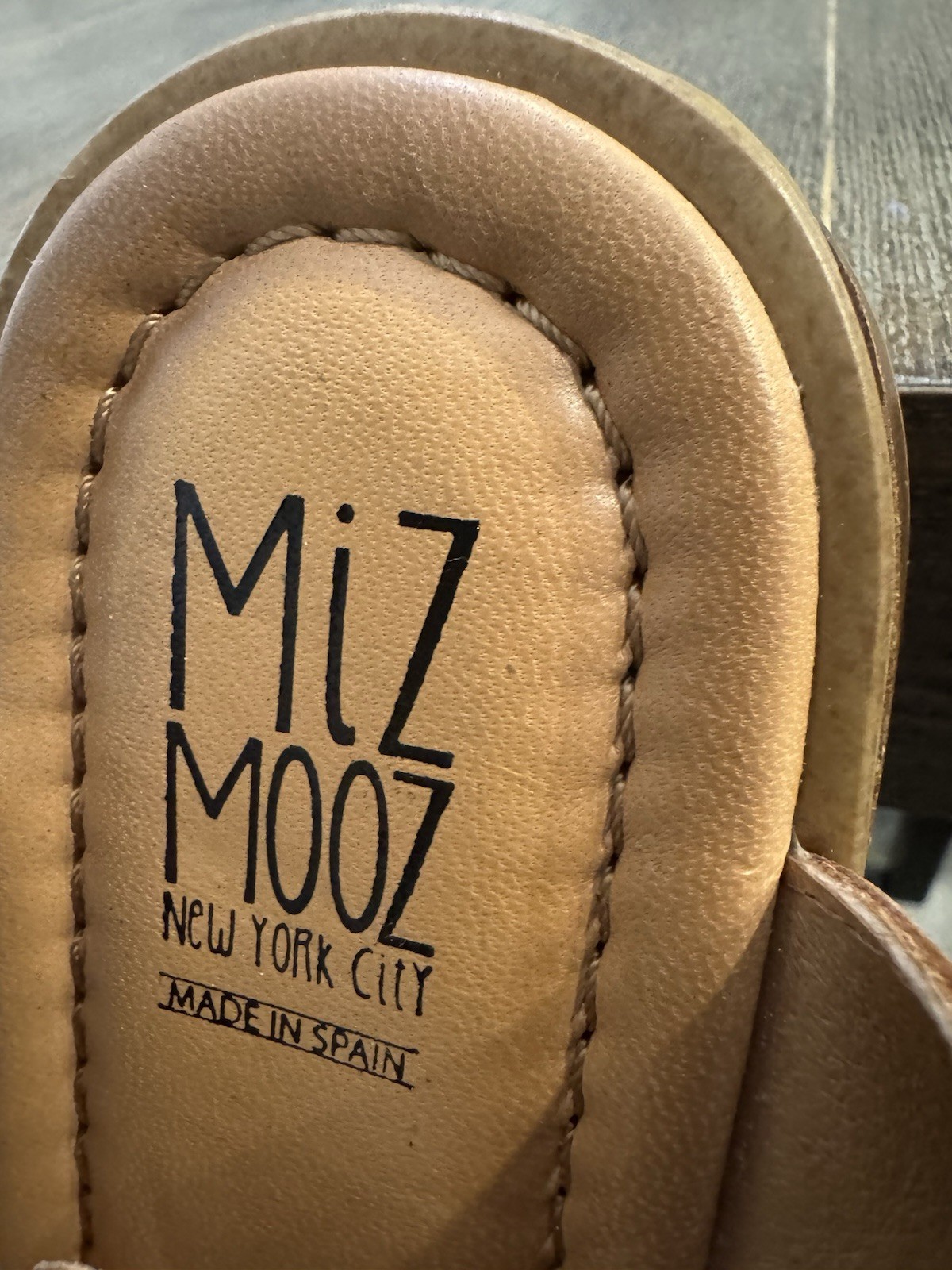NEW MIZ MOOZ GLADIATOR WEAVE SANDALS SIZE 37 BROWN MARNY SANDALS FLAT COMFORT EX