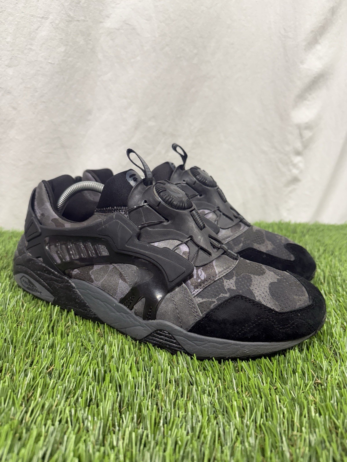 Size 11 – PUMA Disc Blaze x A Bathing Ape Black Camo 2015