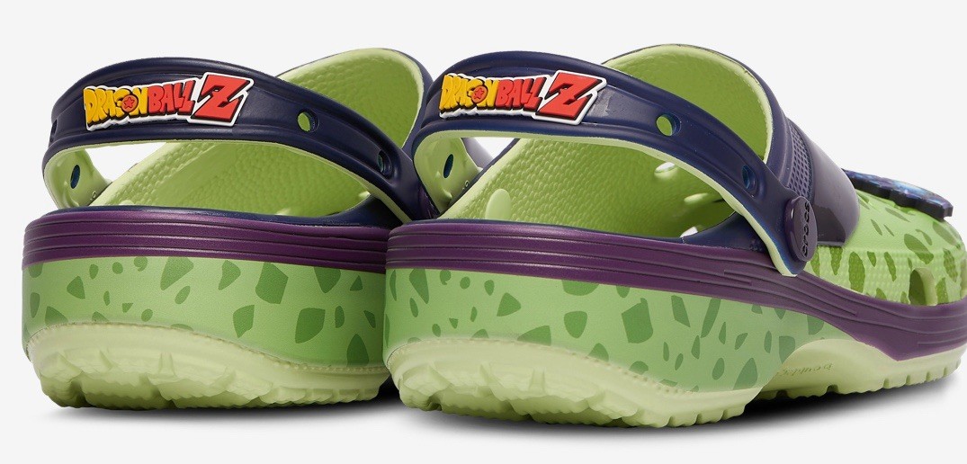 Crocs Classic Clogs Dragon Ball Z Cell Green Purple GS Size M10/W12 New With Box