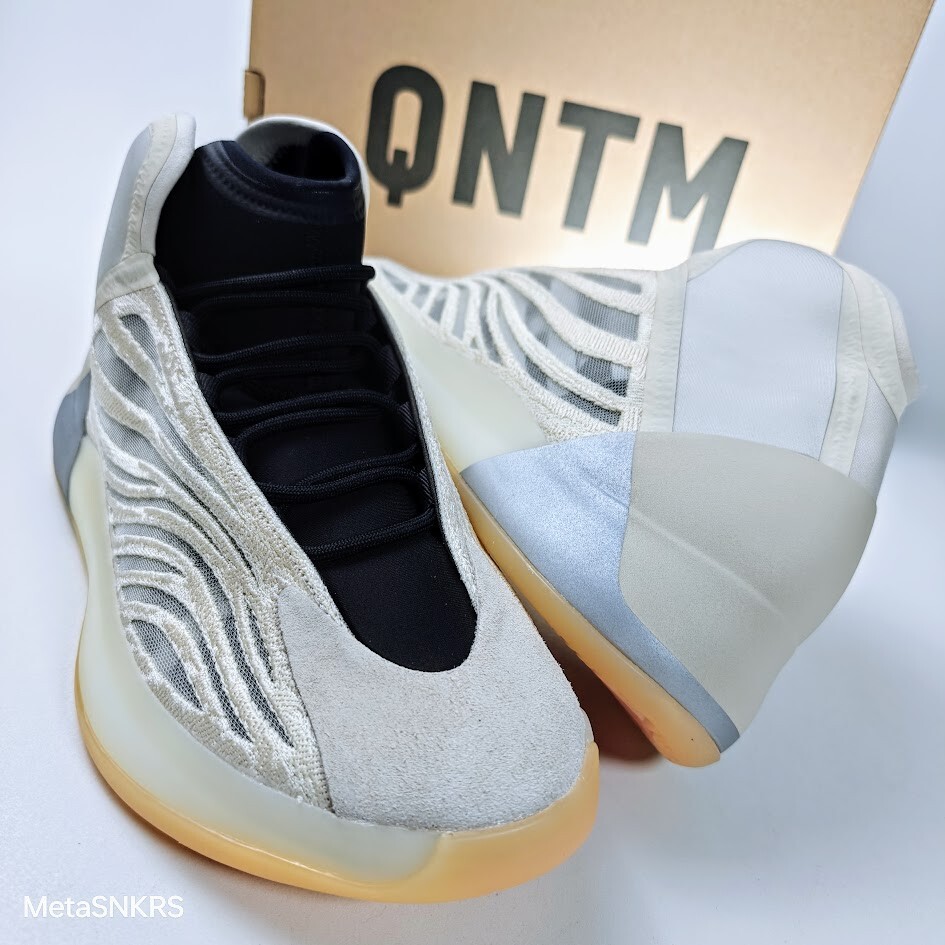 Adidas US 14 Men’s Mist Slate Beige Black Lifestyle Yeezy QNTM HQ2085 NIB