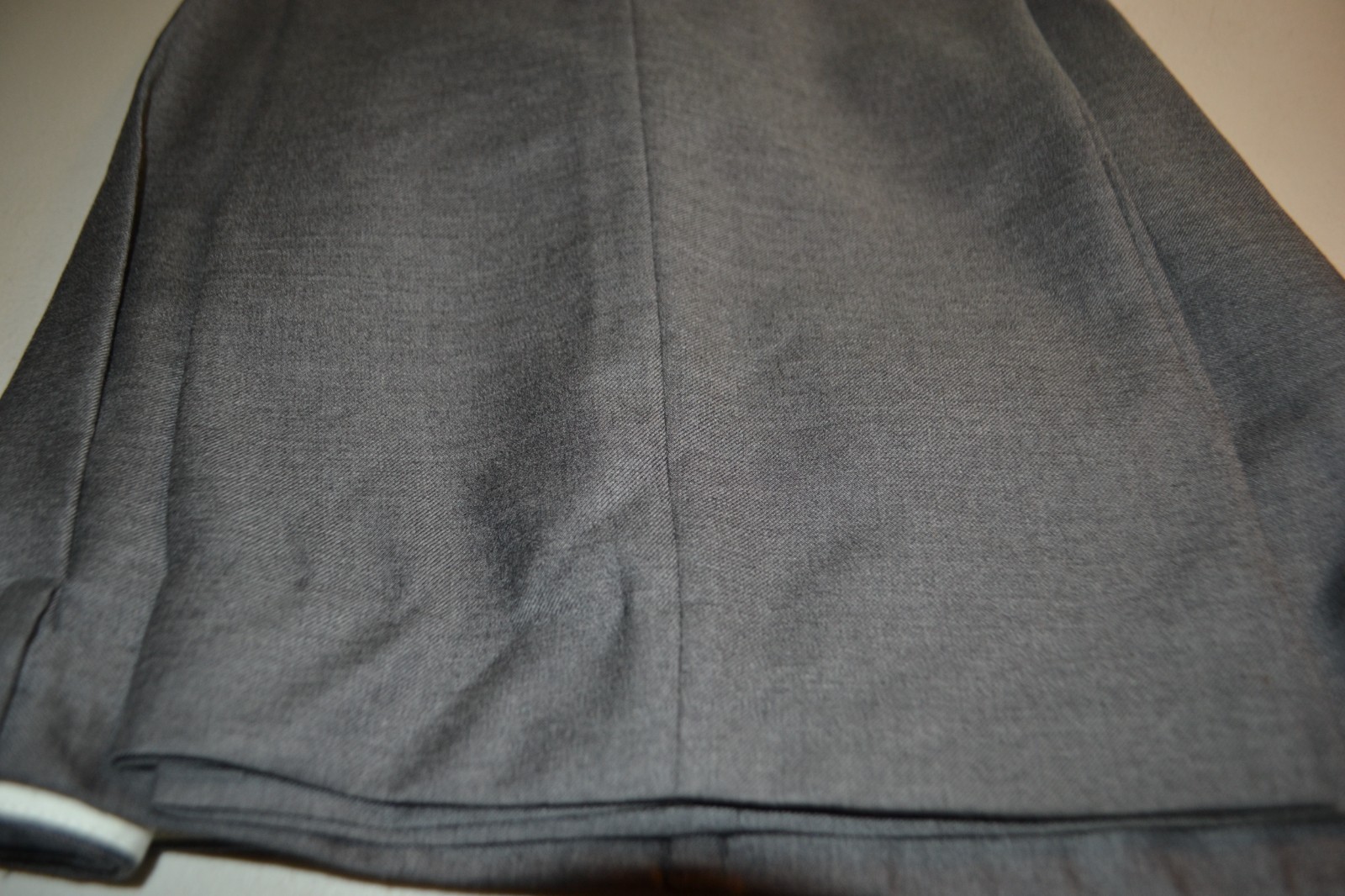 Pronto Uomo Men Angelico Super 100s Gray 3 Button Suit Sz 42R Wst 36×30