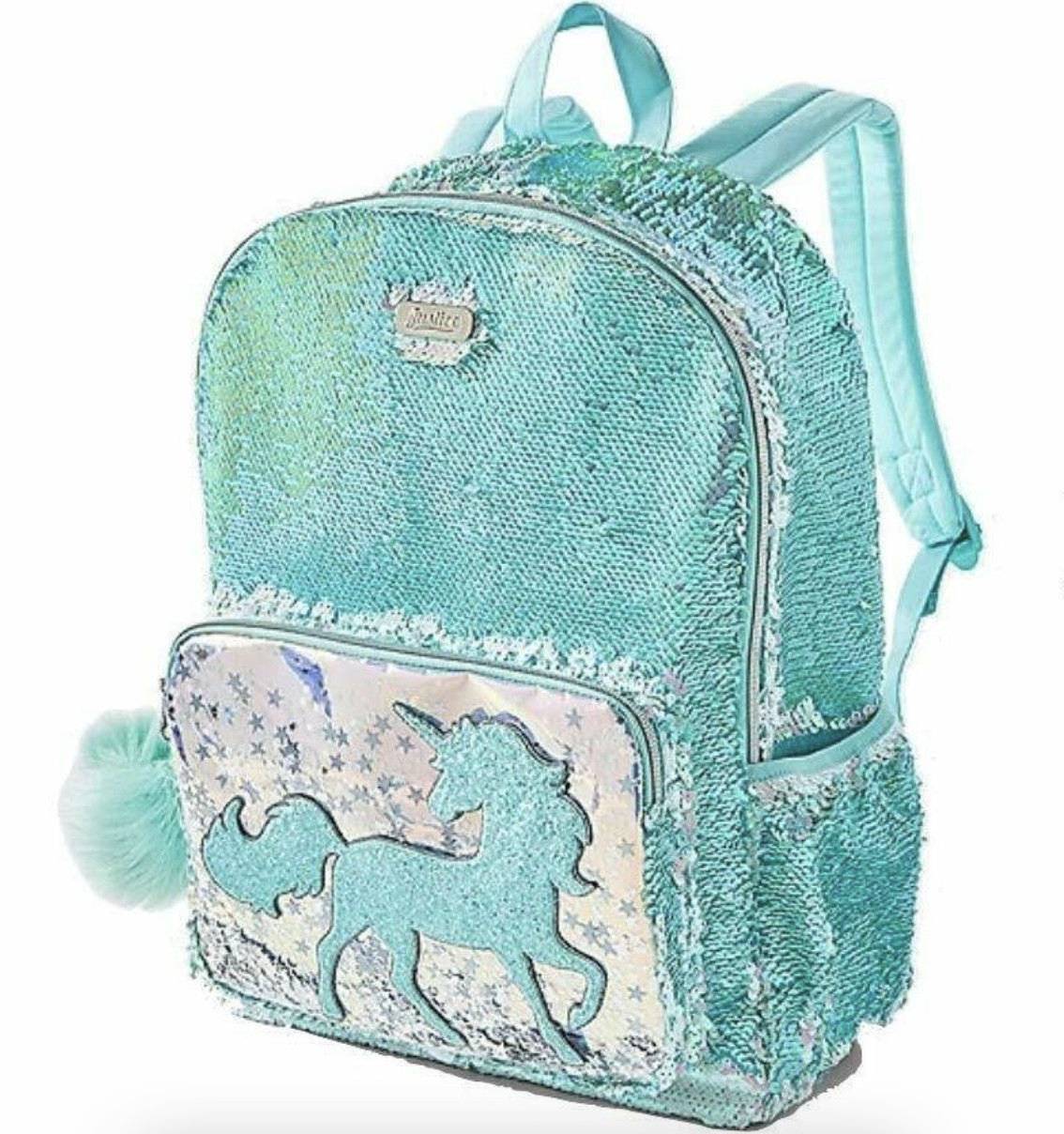 Justice Unicorn Flip Sequin Shaky Backpack