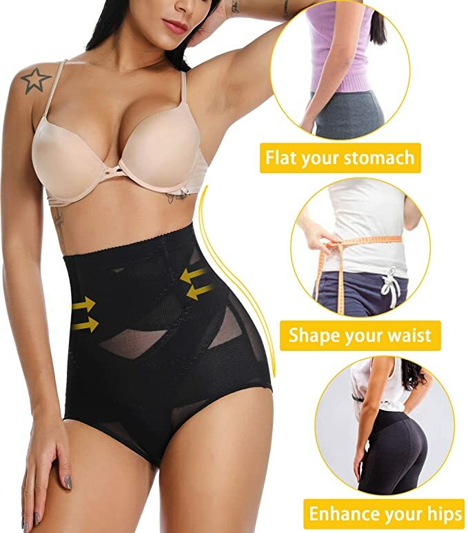 Women Slim Tummy Control High Waist Shaper Magic Shorts Girdle Shapewear Panties