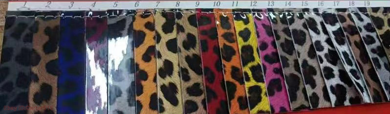 16/14cm High Heeled Slippers Leopard Patent Leather Slides Fetish Cross-Dressing