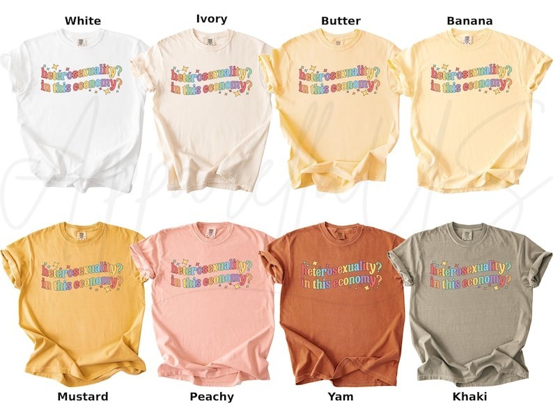 Comfort Colors Heterosexuality Shirt, In This Economy Shirt, Pride Gift Shirt