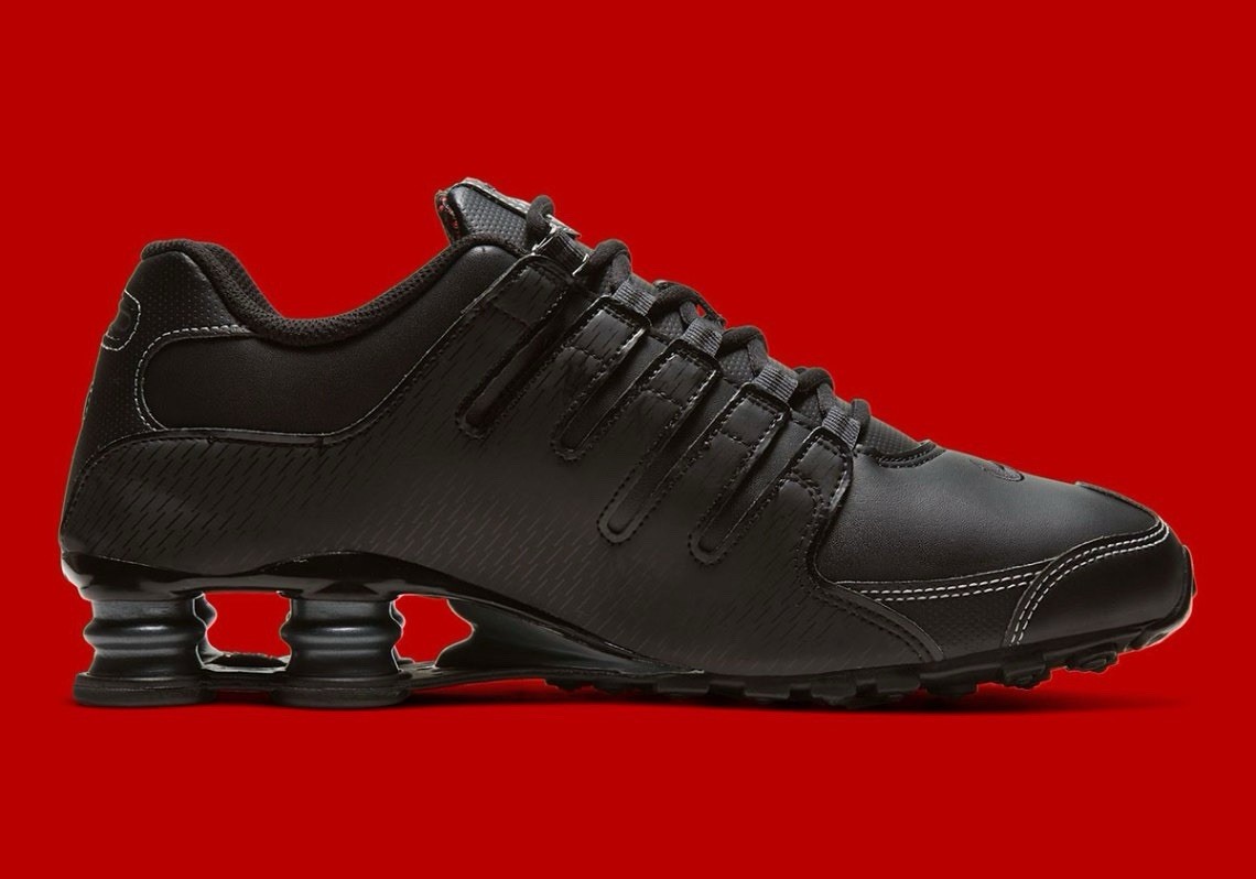 Nike Shox NZ Black White Varsity Red Sneakers 378341-017 Men’s Multi Size
