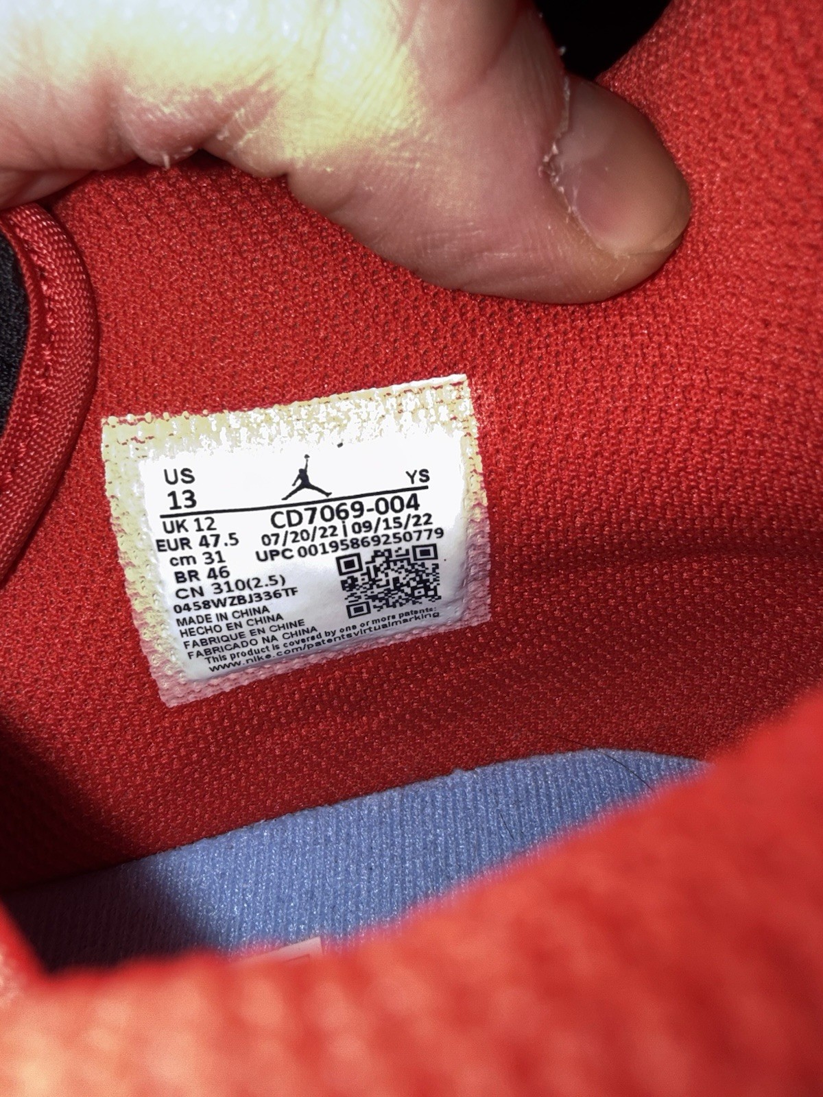 Size 13 – Air Jordan Legacy 312 Low Chicago Flag (Worn Once, No Box)