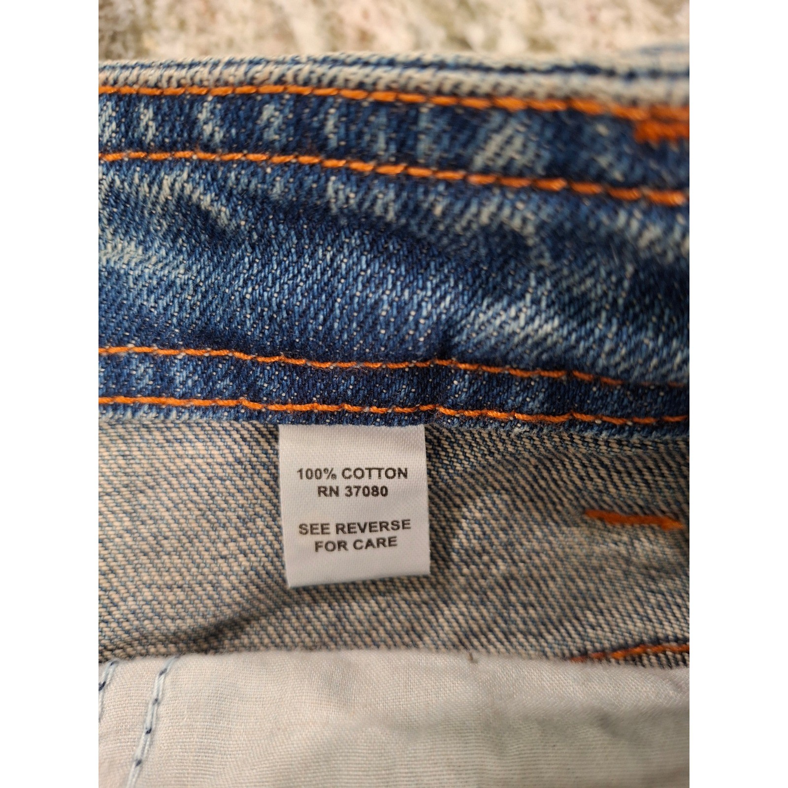 Cato Woman Denim Maxi Skirt 18W Medium Wash Raw Hem Cotton Long Jean Skirt