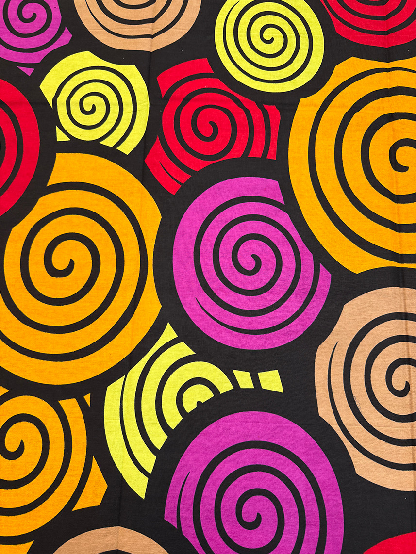 African Super Quality Wax Prints Sell by 6 Yards- Multi Color