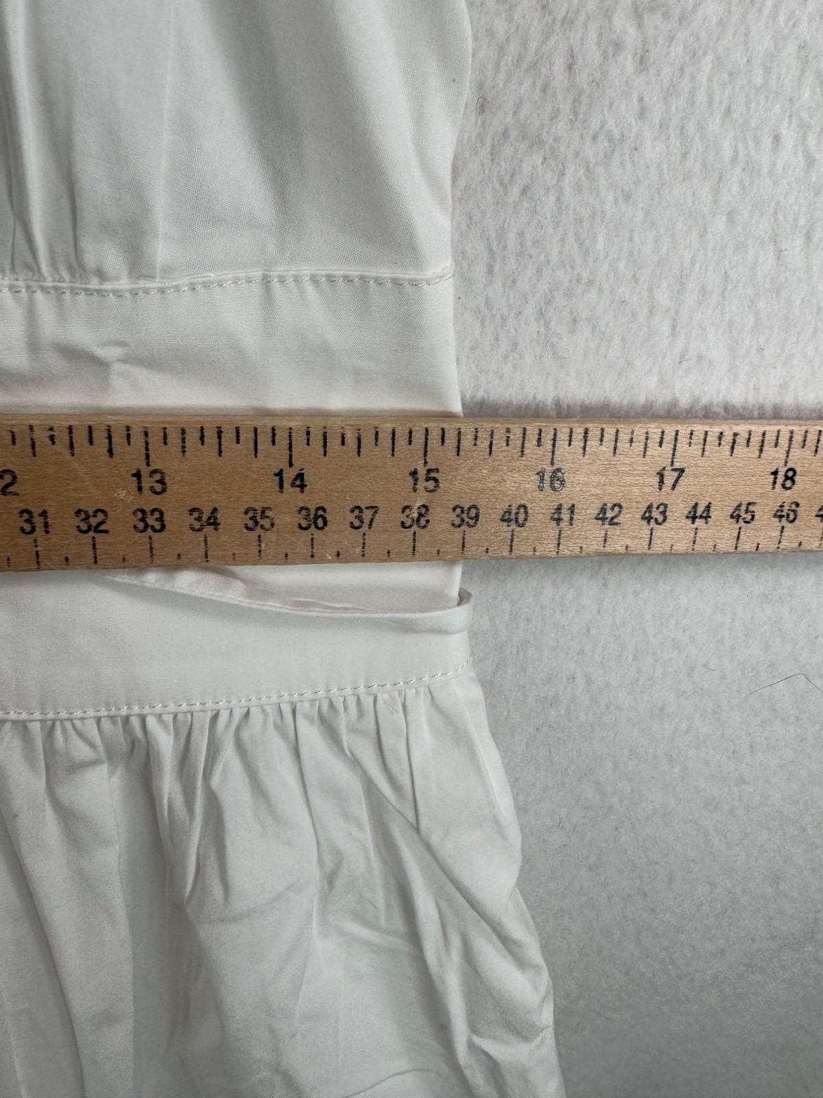 J.Crew Fitted-waist shirt-dress in cotton poplin white old money 90s Y2K sz 6
