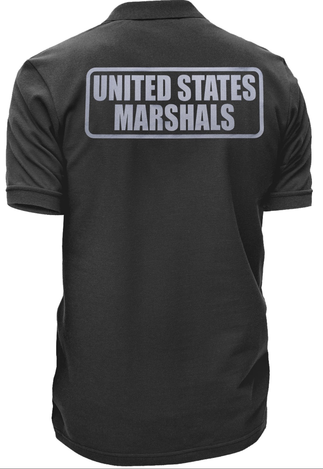 US Marshals Polo REFLECTIVE design, Easy Care Polo, pique fabric.