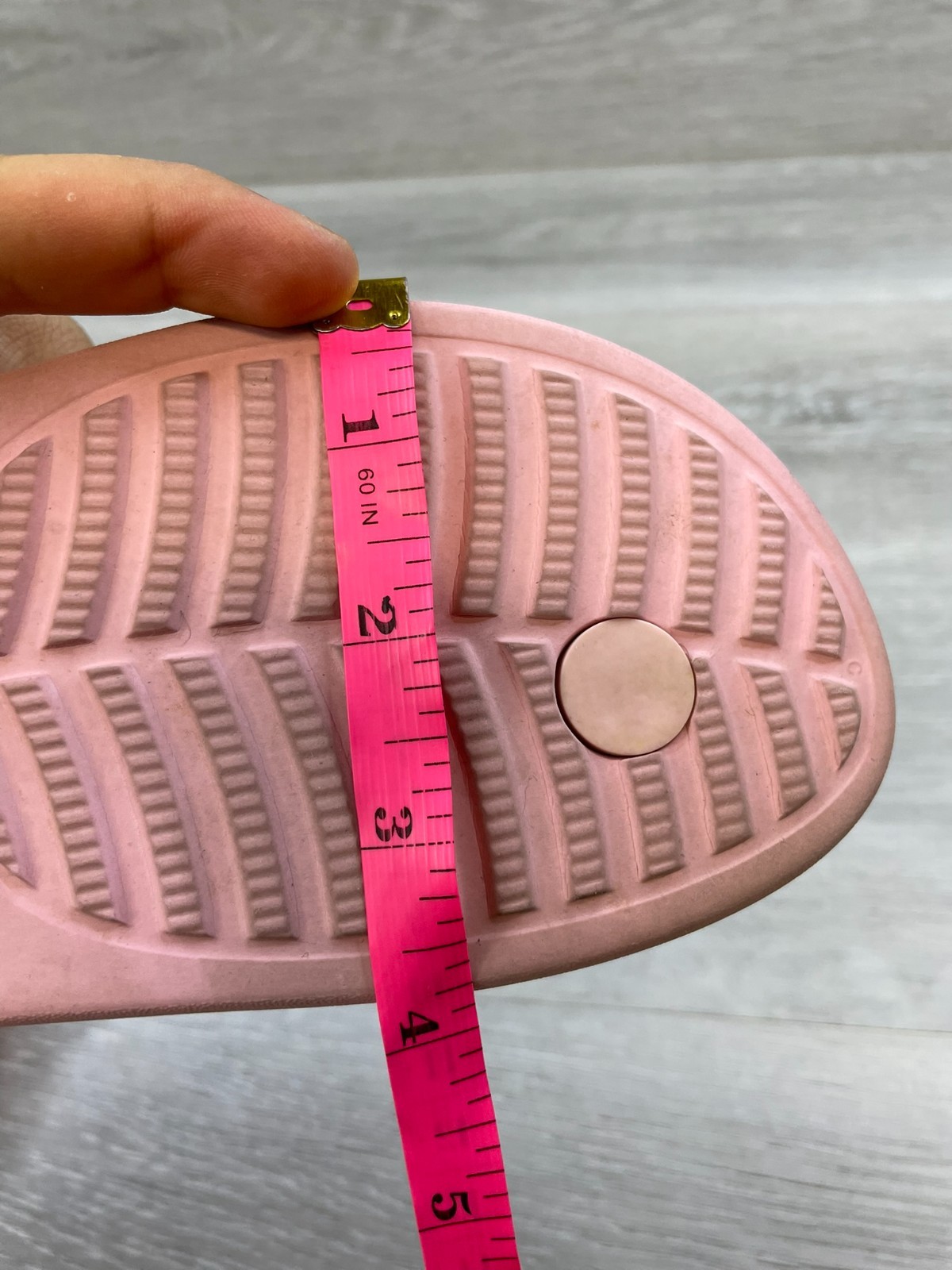 Crocs Baya Women’s Sandals Platform Flip Flop Thong Slip-On Rubber 8 Pink Shoes