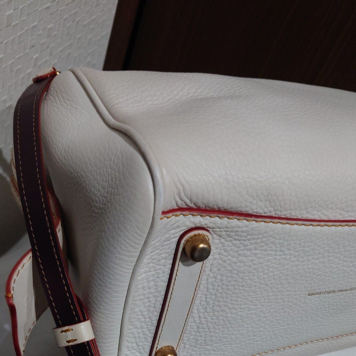 COACH Rogue Pebbled Leather Satchel Boston Style Duffel Bag Large Travel bag JP