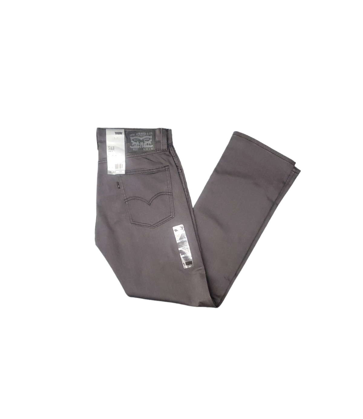 Levi’s Men’s 513 Slim Straight Fit Line 8 Jean Grey/Black 3D 32W x 32L 808130045