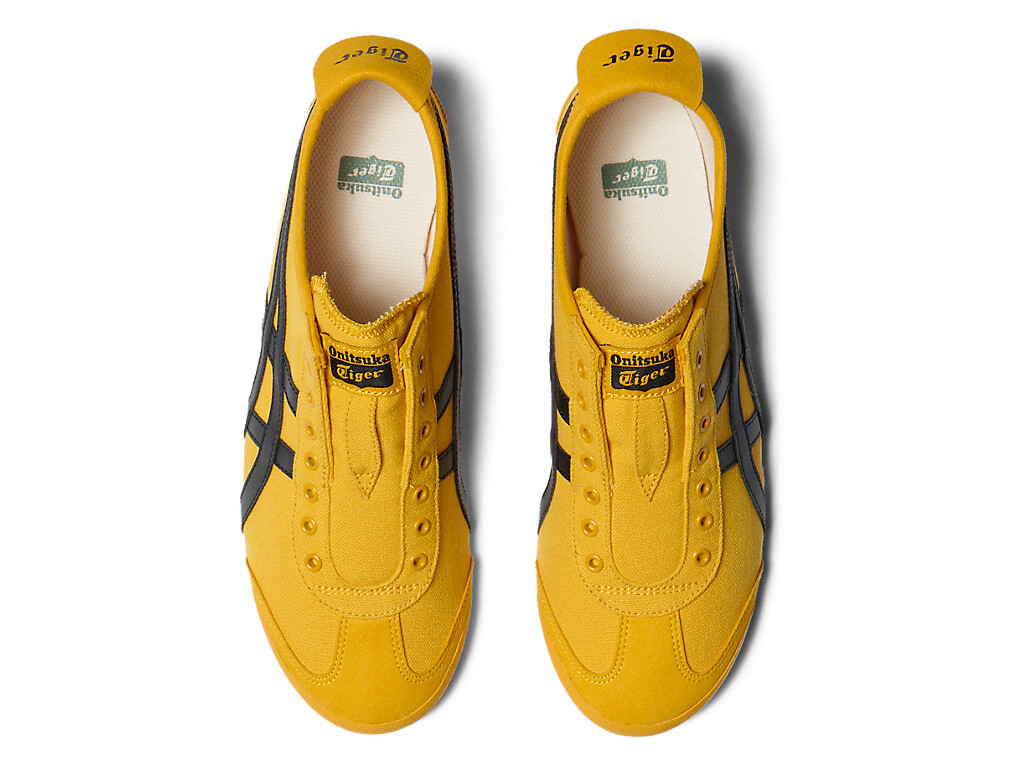 DHL Onitsuka Tiger MEXICO 66 SLIP-ON 1183A746 Unisex US Size 4 -11H YELLOW BLACK