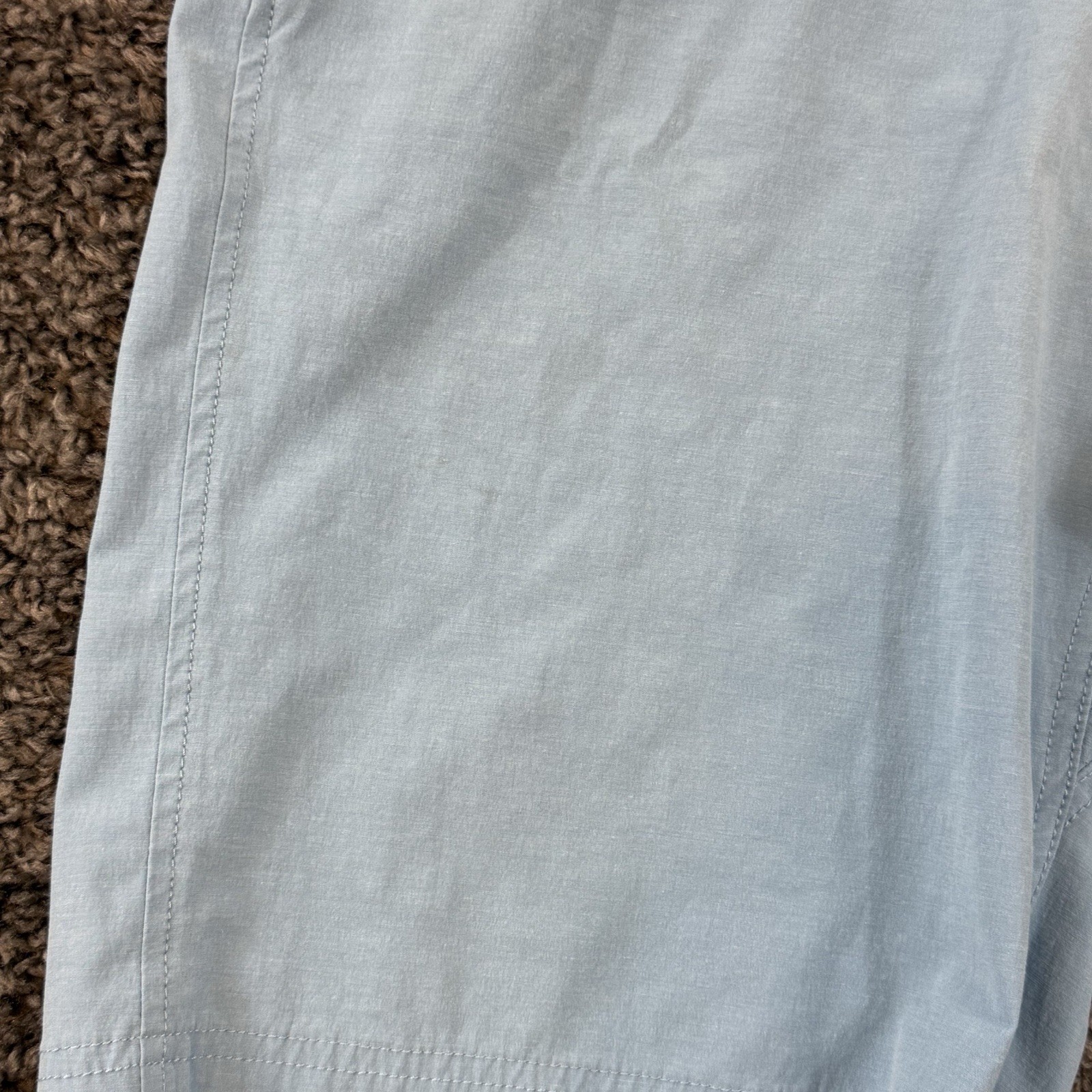 Huk Next Level Cargo Shorts Men’s 2XL Light Blue H2000011 Utility Fishing Golf