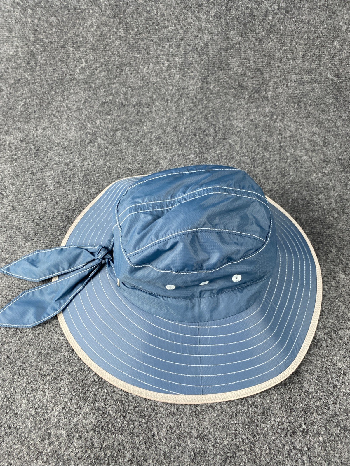 Pistil Marisa Sun Hat Breathable Gray Blue & Gray Trim Sun Hiking Bow