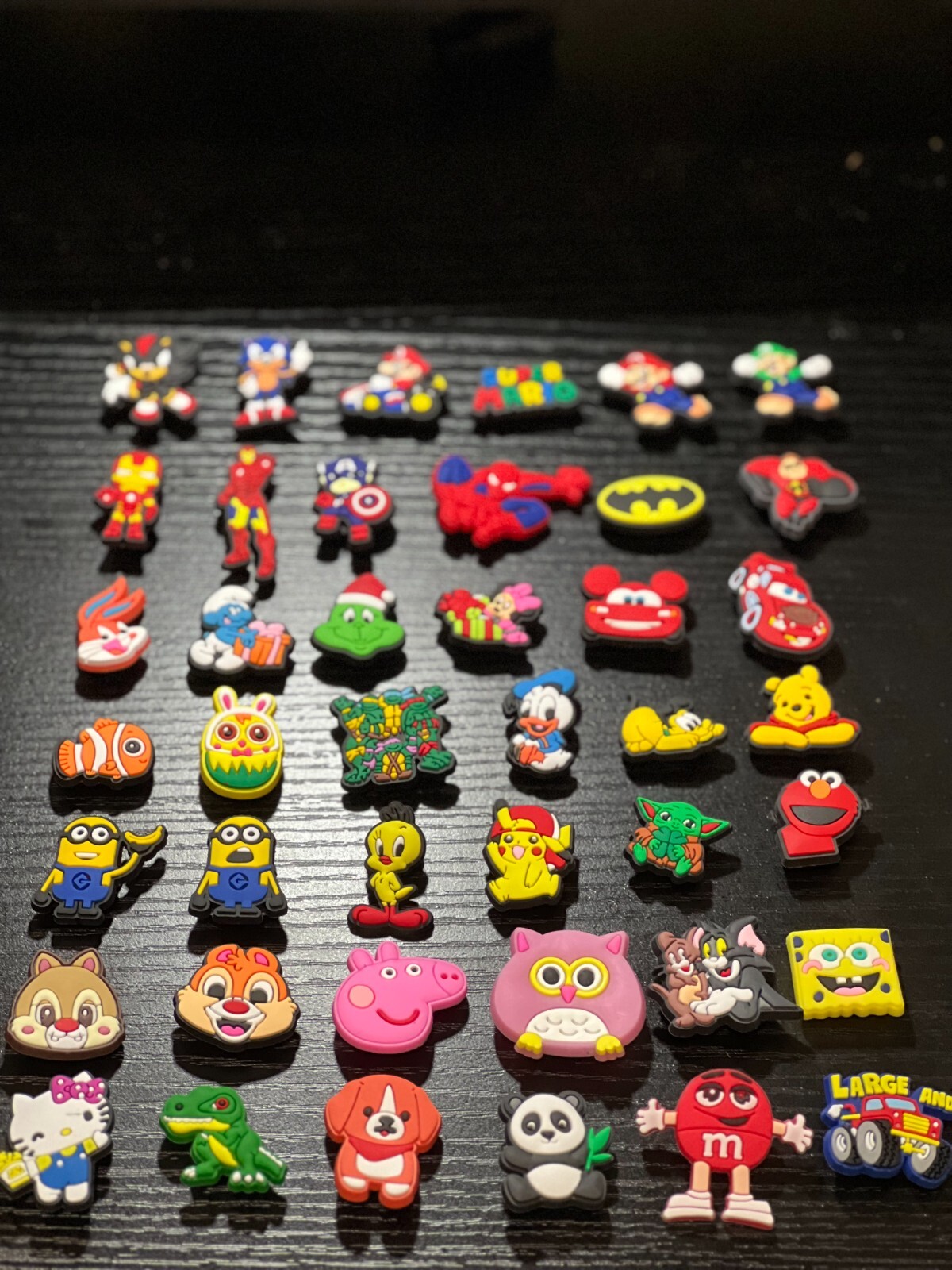 110-90-60-30 pcs Random Shoe Charms FOR Croc & Bracelet & shoe Wristband RANDOM