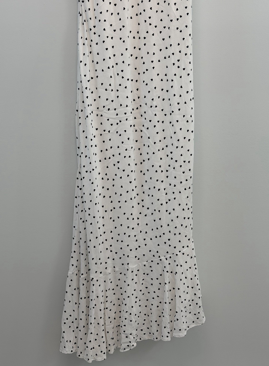 American Eagle Outfitter Maxi Women’s Dress White/Black Polka Dot Size Small