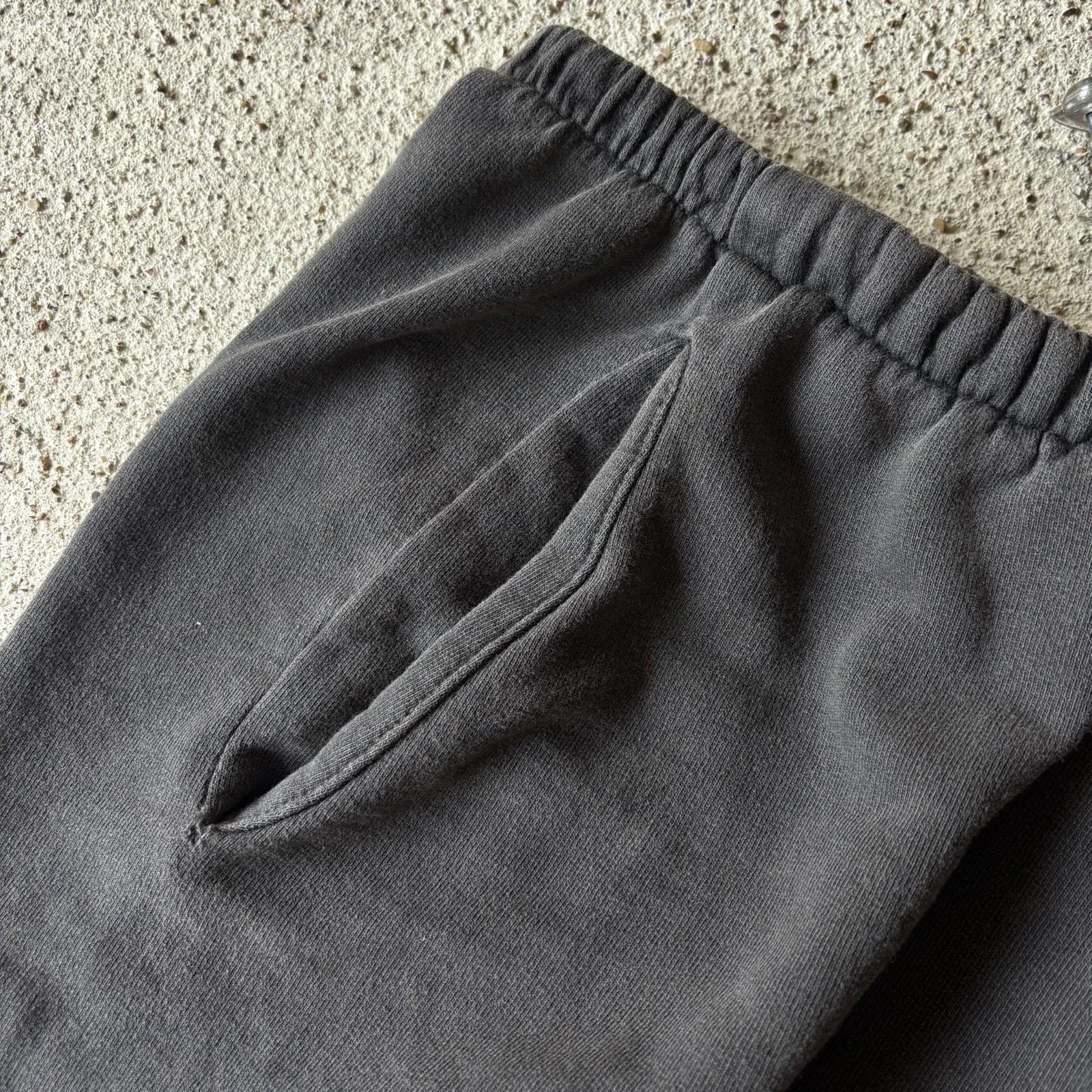 YEEZY YZY SP-08 Dark Grey Sweatpants Sample Cuffed Jogger Elastic Sweats Size 2