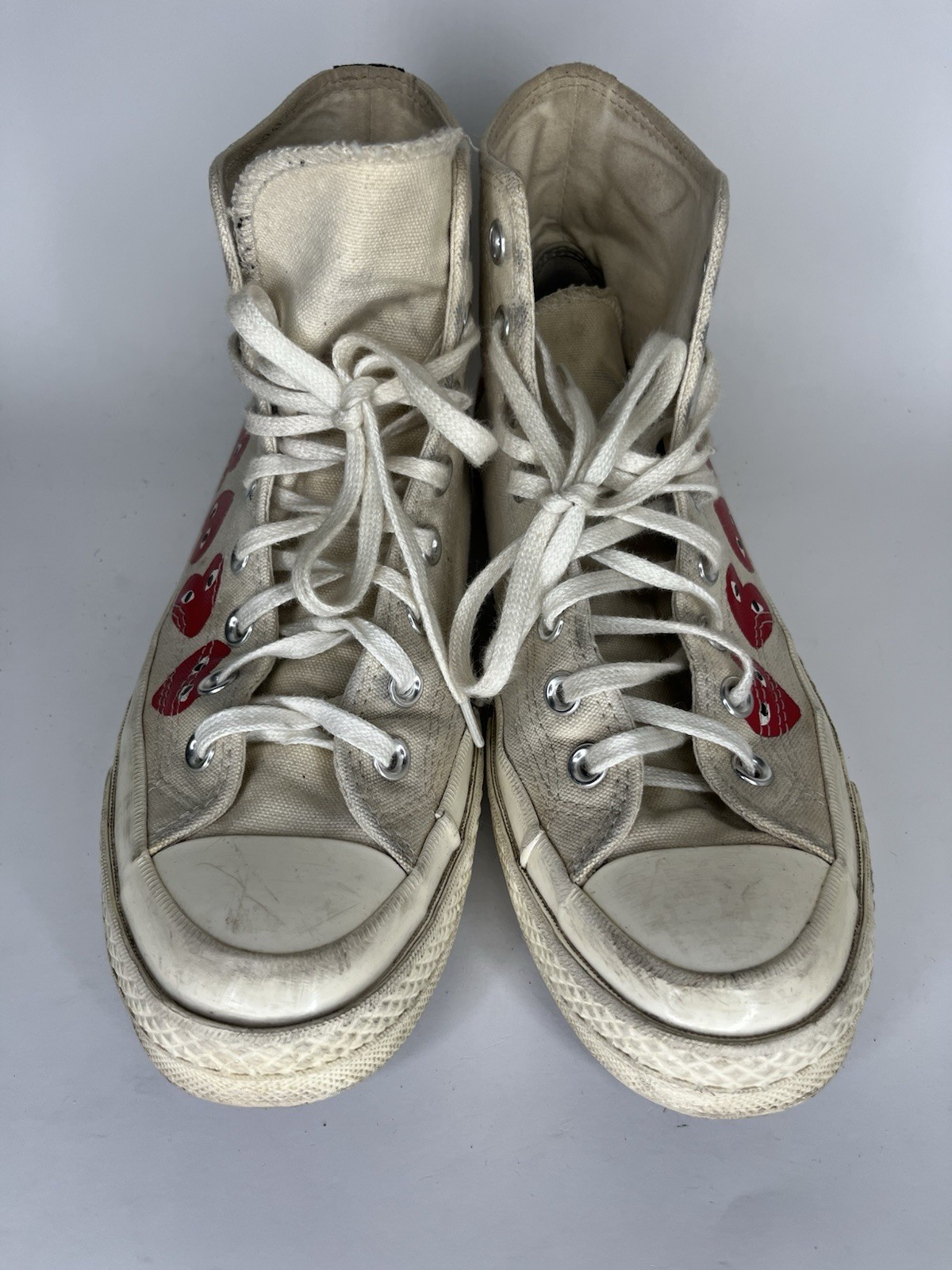 Converse Comme des Garçons Play x Chuck 70 Top High Multi Heart Men Size 40 US 7