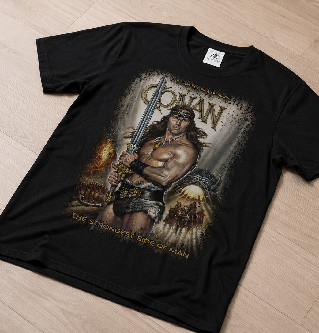 Conan 80s Retro Vintage- B&C T-Shirt Unisex Size L