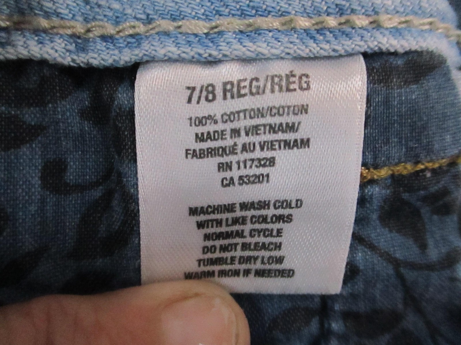 Aeropostale Jeans Womens 7/8 Blue Hailey Skinny Flare Distressed Denim 29×31