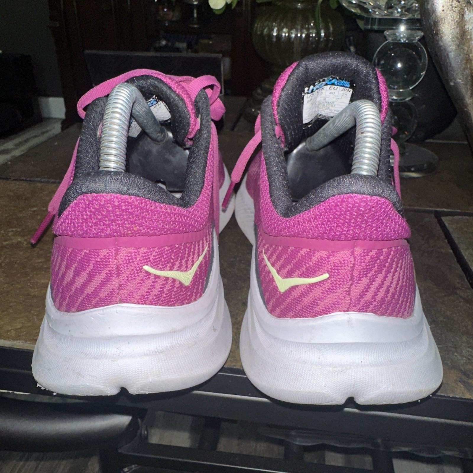 Hoka One One Shoes Womens 8 Solimar Festival Fuchsia Purple Running Sneaker